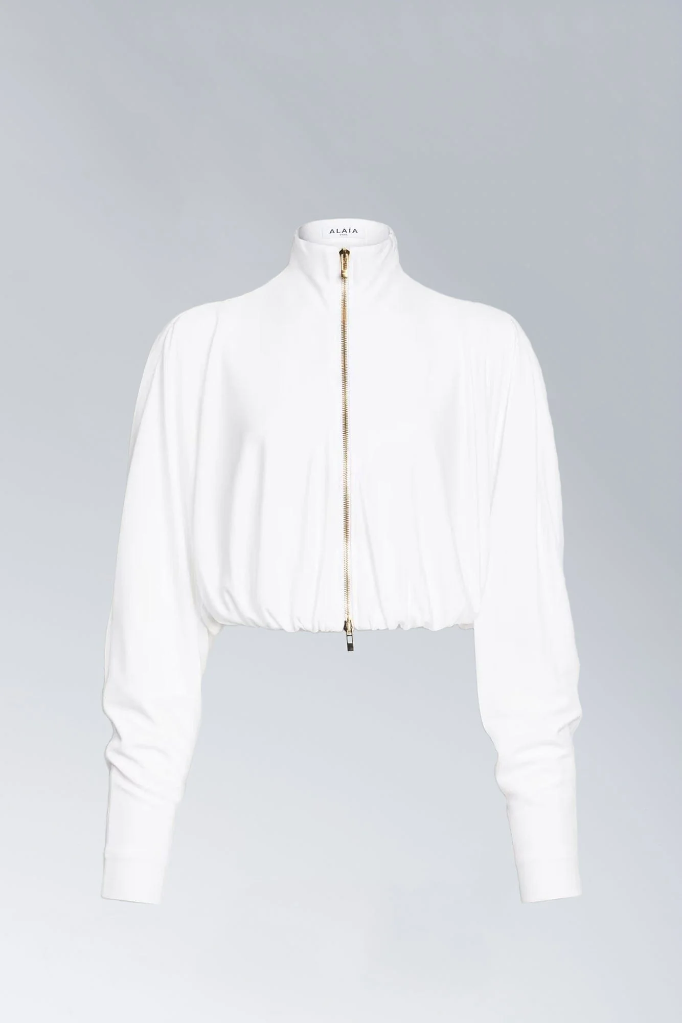 Alaïa Draped Jacket in White