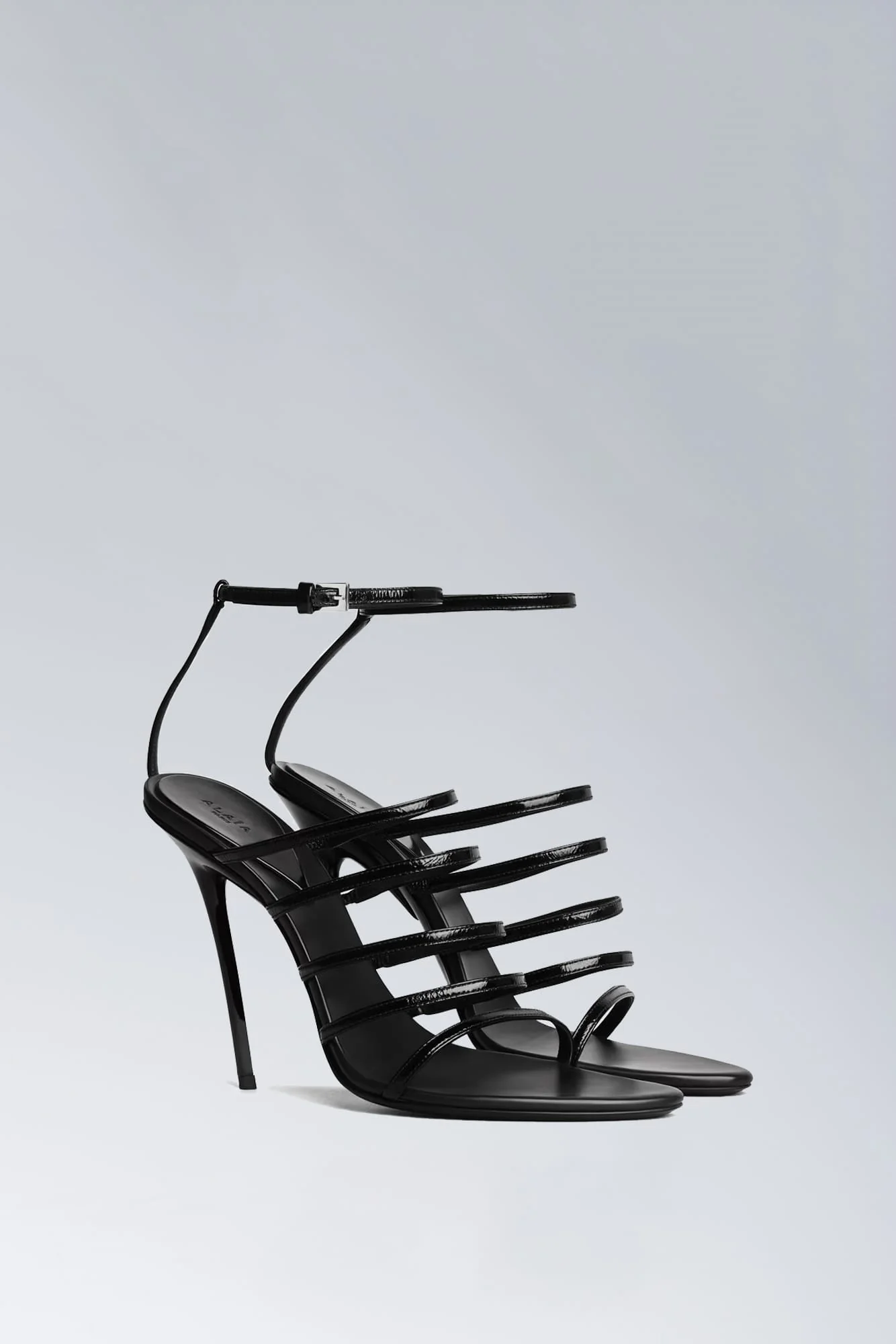 Alaïa Heeled Sandals in Noir - Image 2
