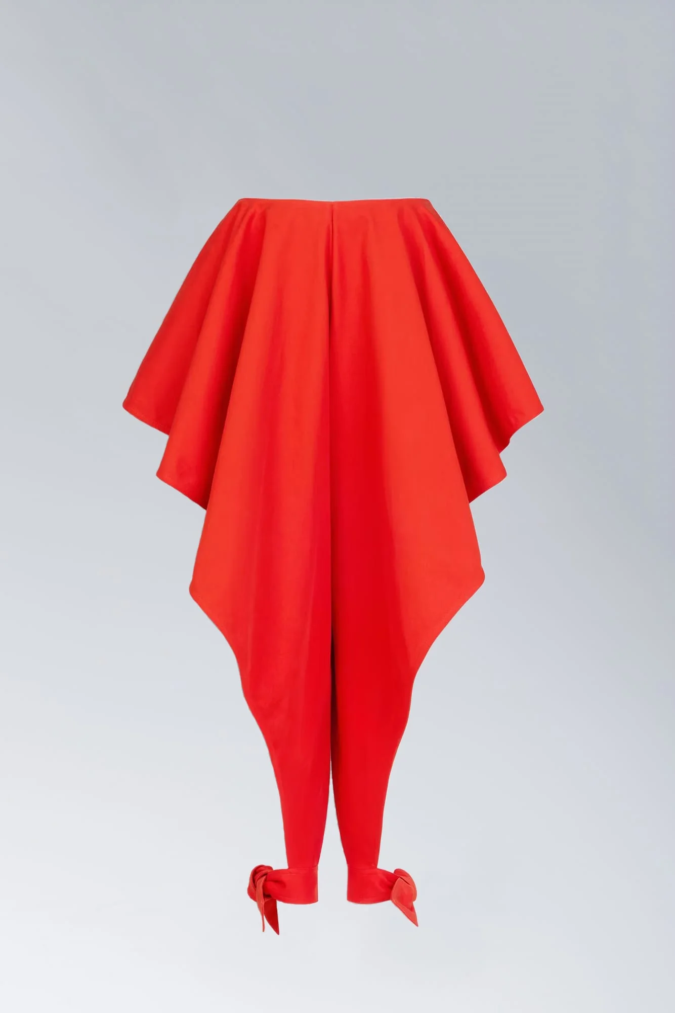 Alaïa Panelled Pants in Orange Sanguine