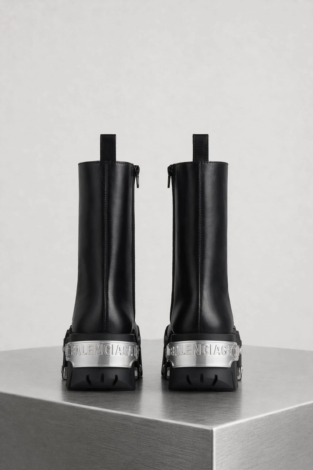 Balenciaga Bulldozer Lace Bootie - Image 4