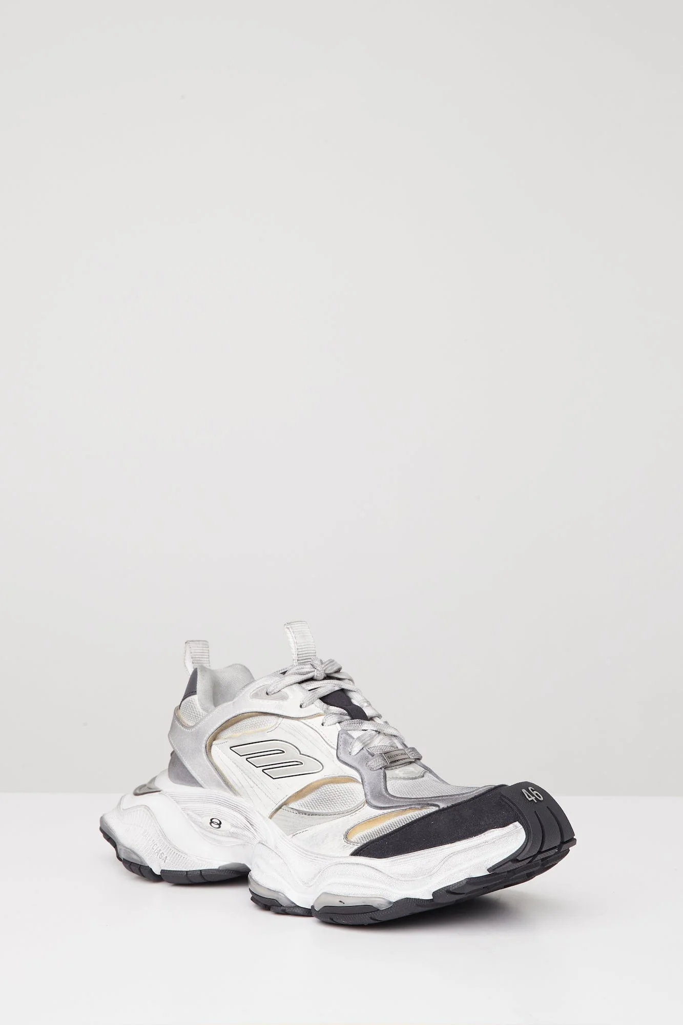 Balenciaga Cargo Sneakers in Grey - Image 3