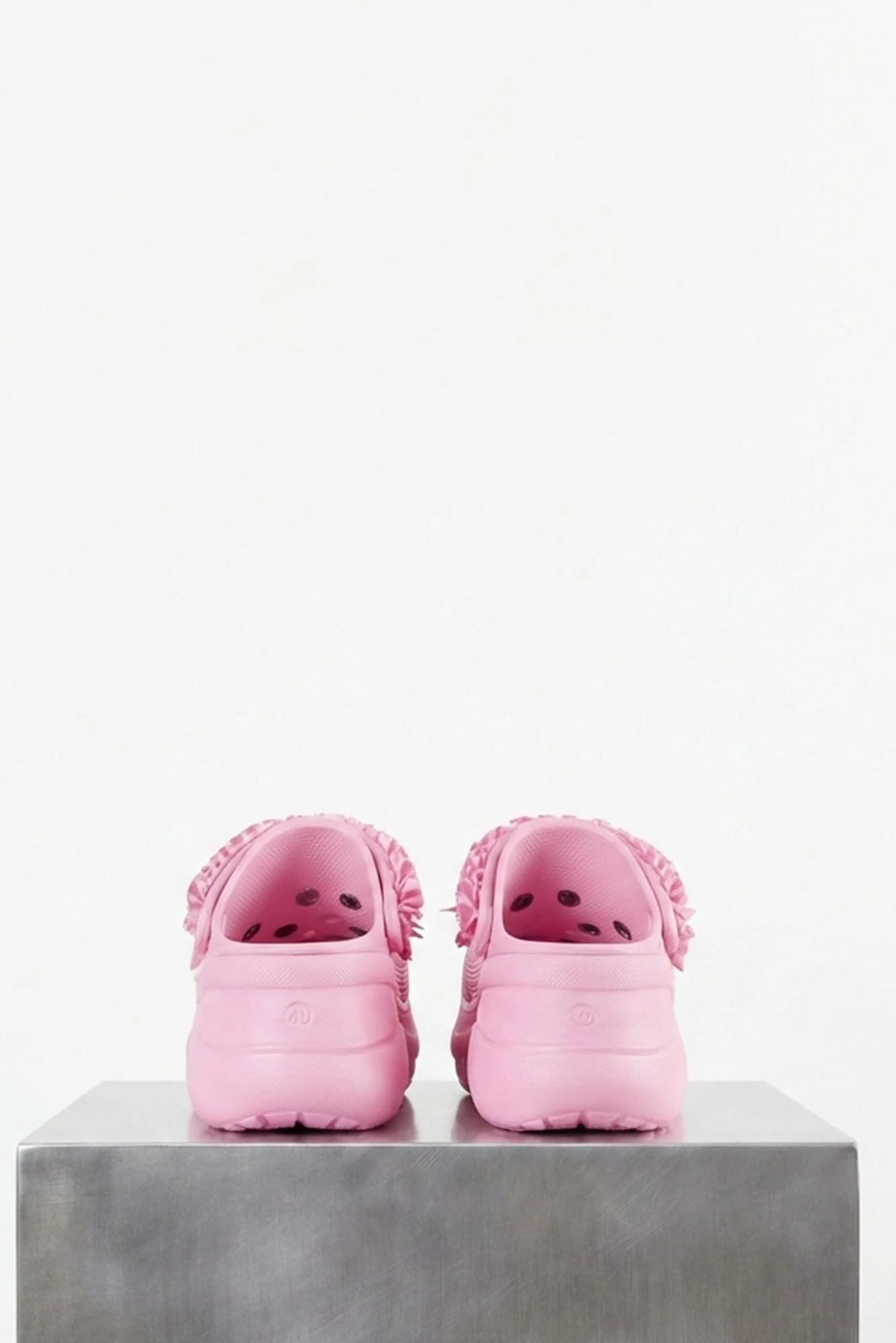 Balenciaga Crocs Mule in Light Pink SS26 - Image 4