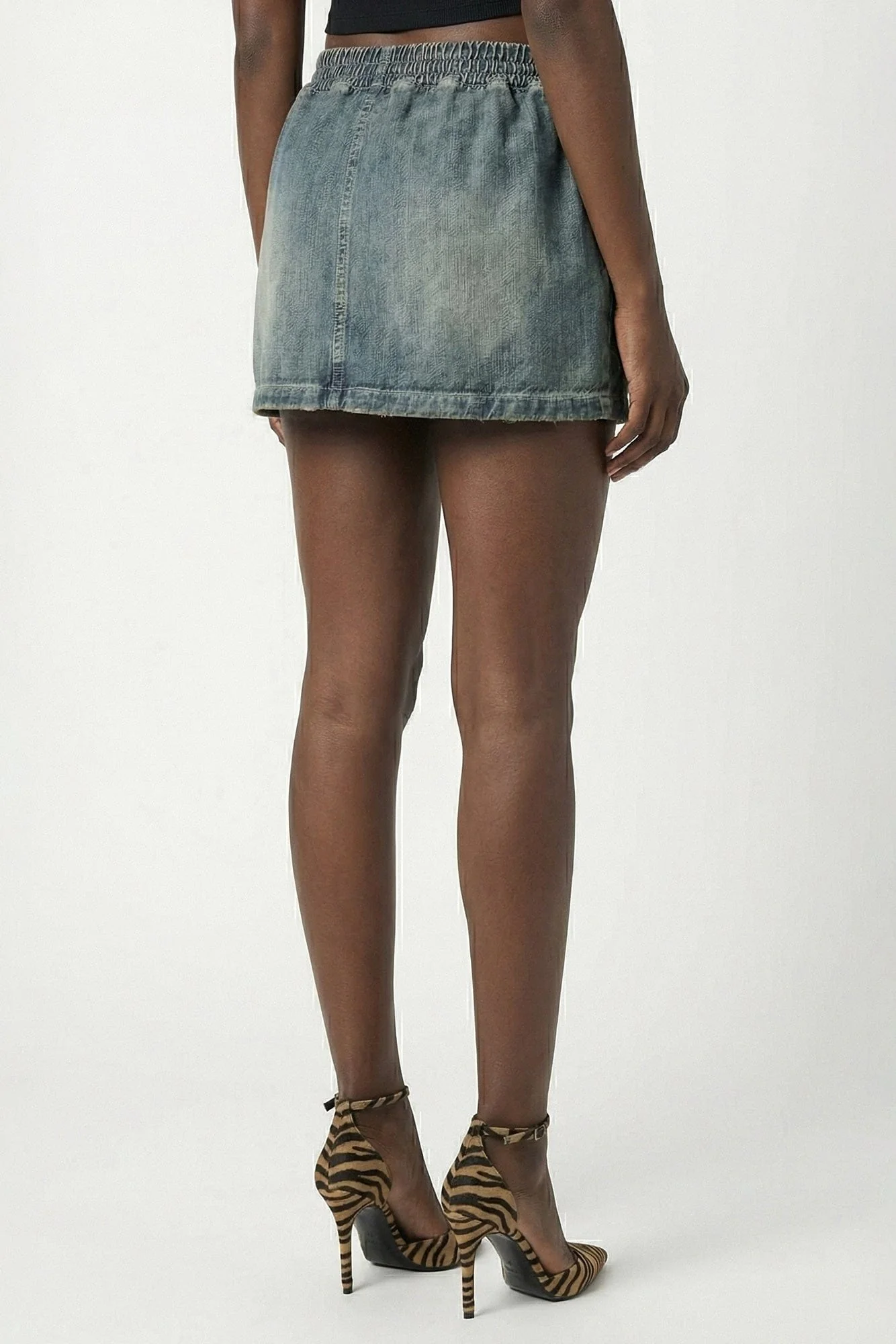 Balenciaga Denim Mini Skirt SS26 - Image 3