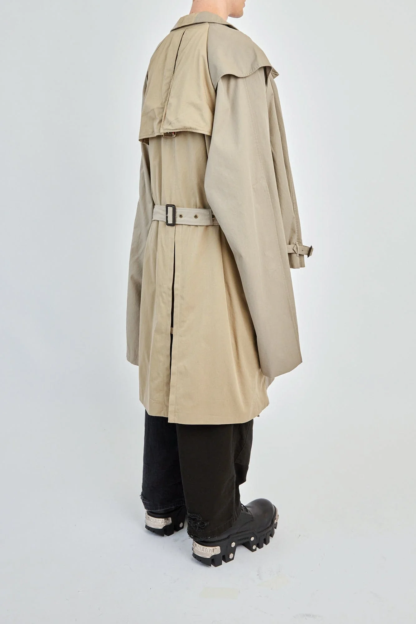 Balenciaga Double Sleeve Trench - Image 3