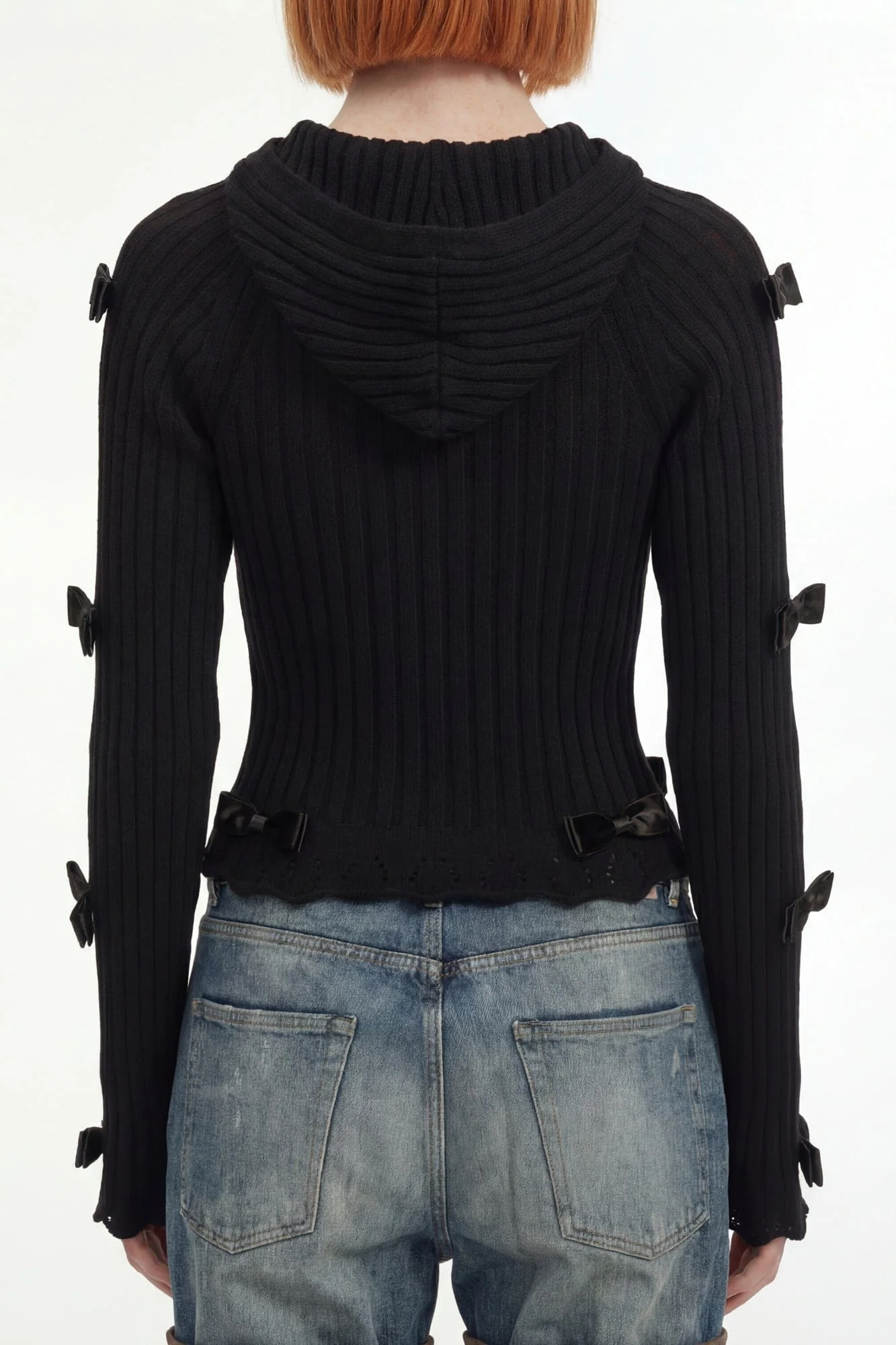 Balenciaga Ribbon Zip-Up Hoodie SS26 - Image 3