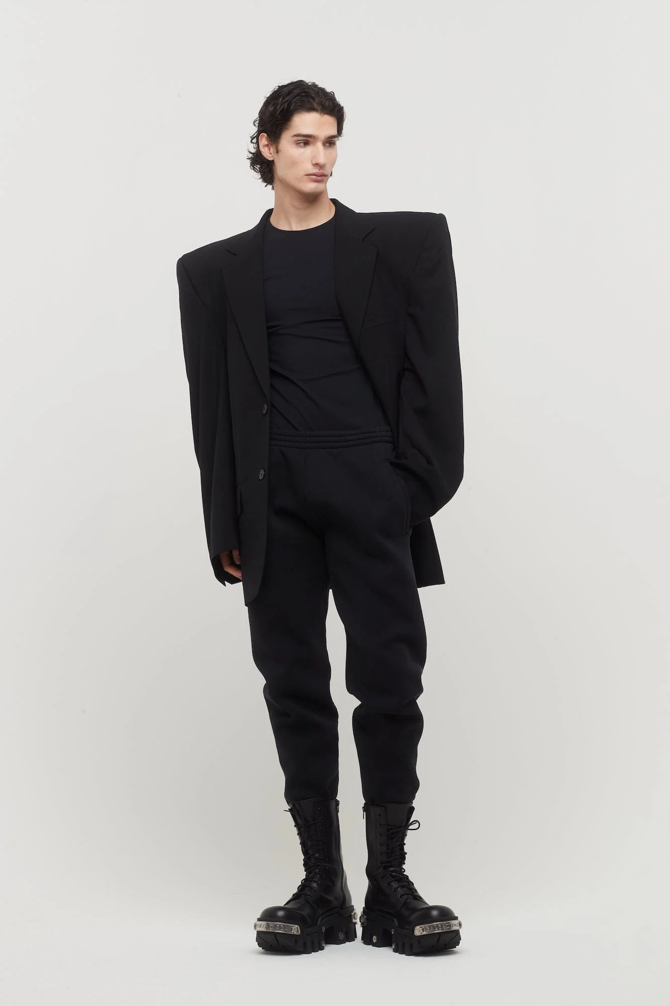 Balenciaga Tracksuit Pants in Tech Jersey - Image 4