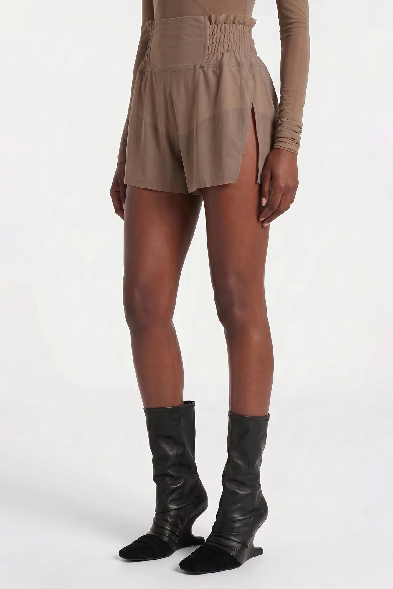 Rick Owens Boxing Shorts in DNA - Image 2
