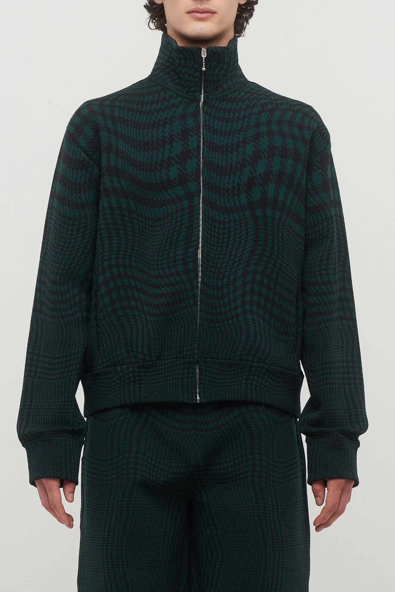 Burberry Ivy IP Pattern Zip Jacket
