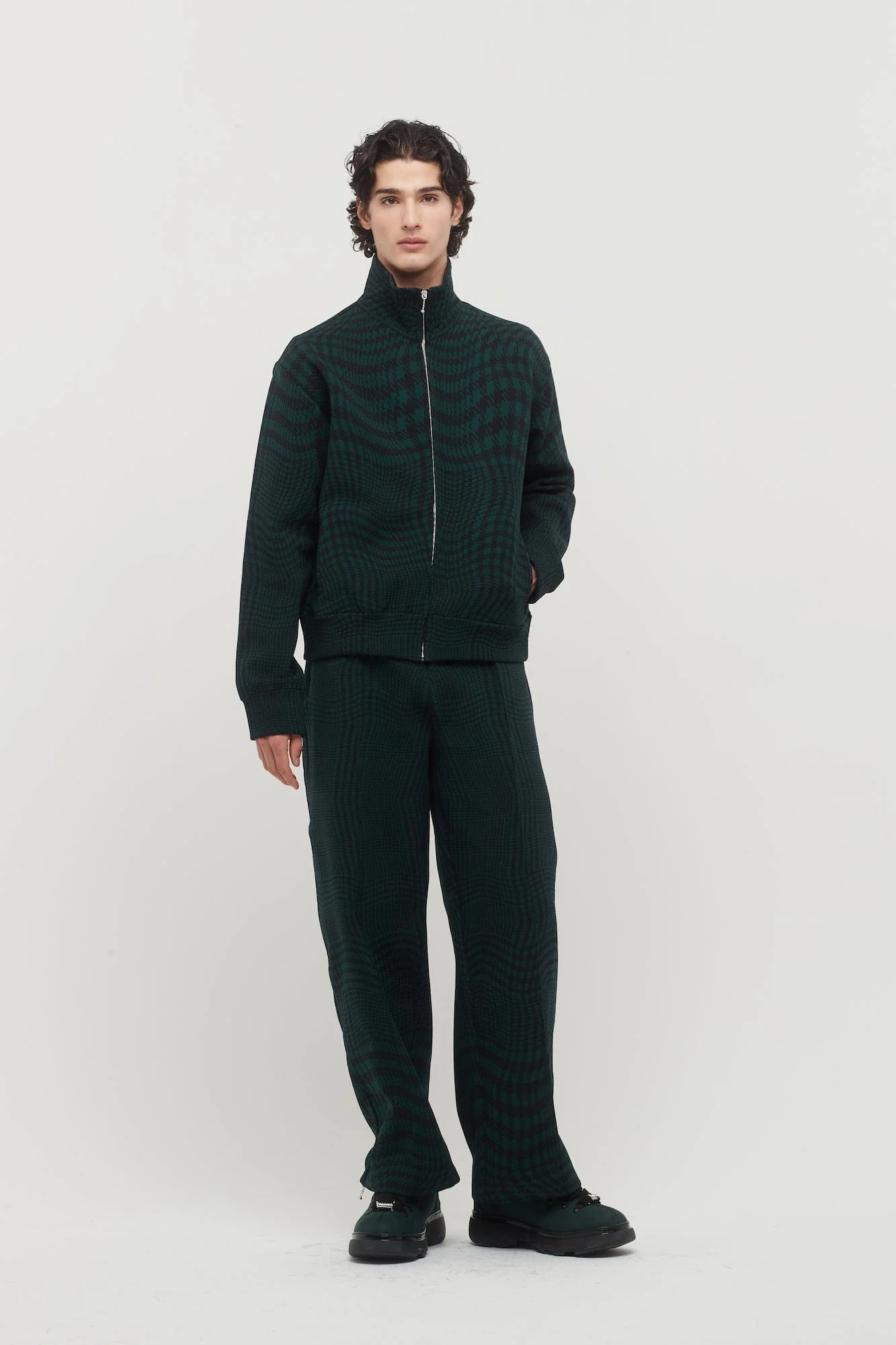 Burberry Ivy IP Pattern Zip Jacket - Image 4