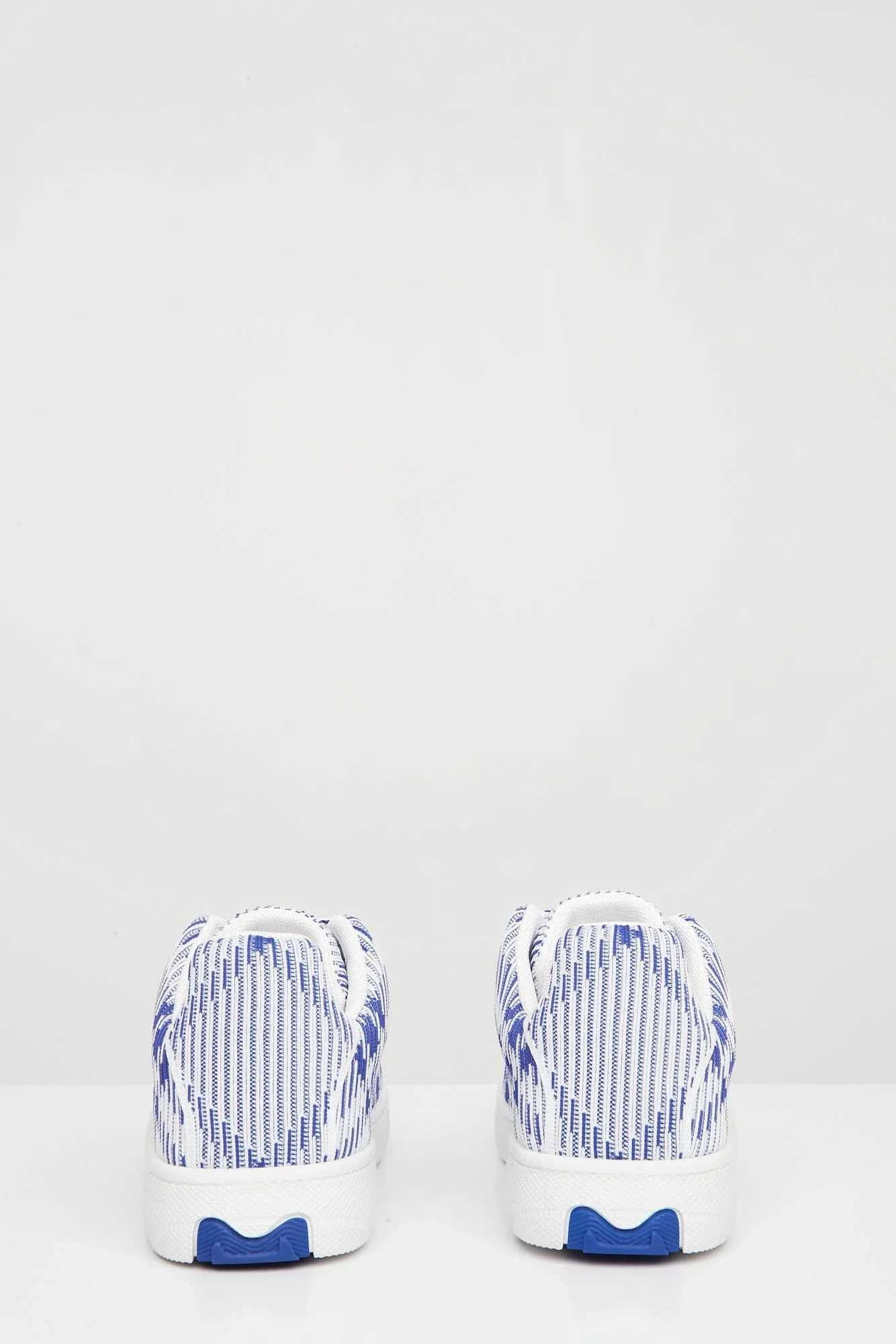 Burberry MS18 Knit Sneaker in Salt IP Check - Image 4