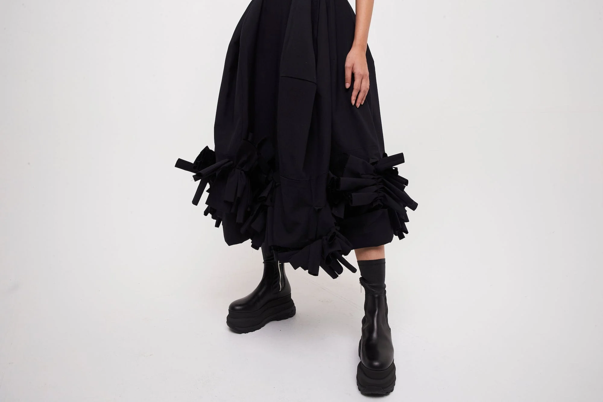 Comme des Garçons Tube Embroidery Dress - Image 5