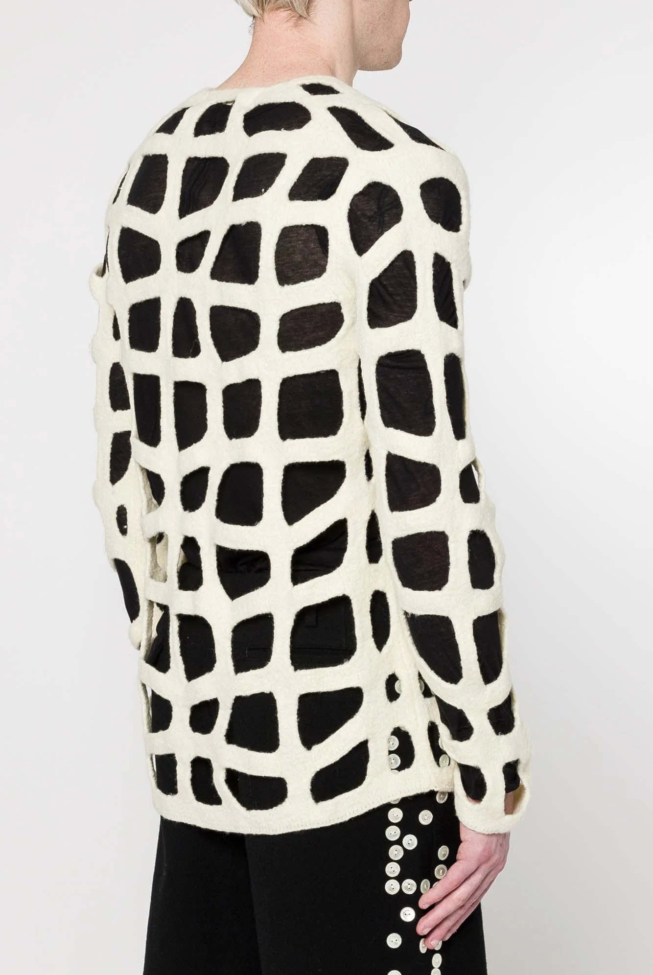 Comme des Garçons Homme Plus Worsted Yarn Sweater - Image 3