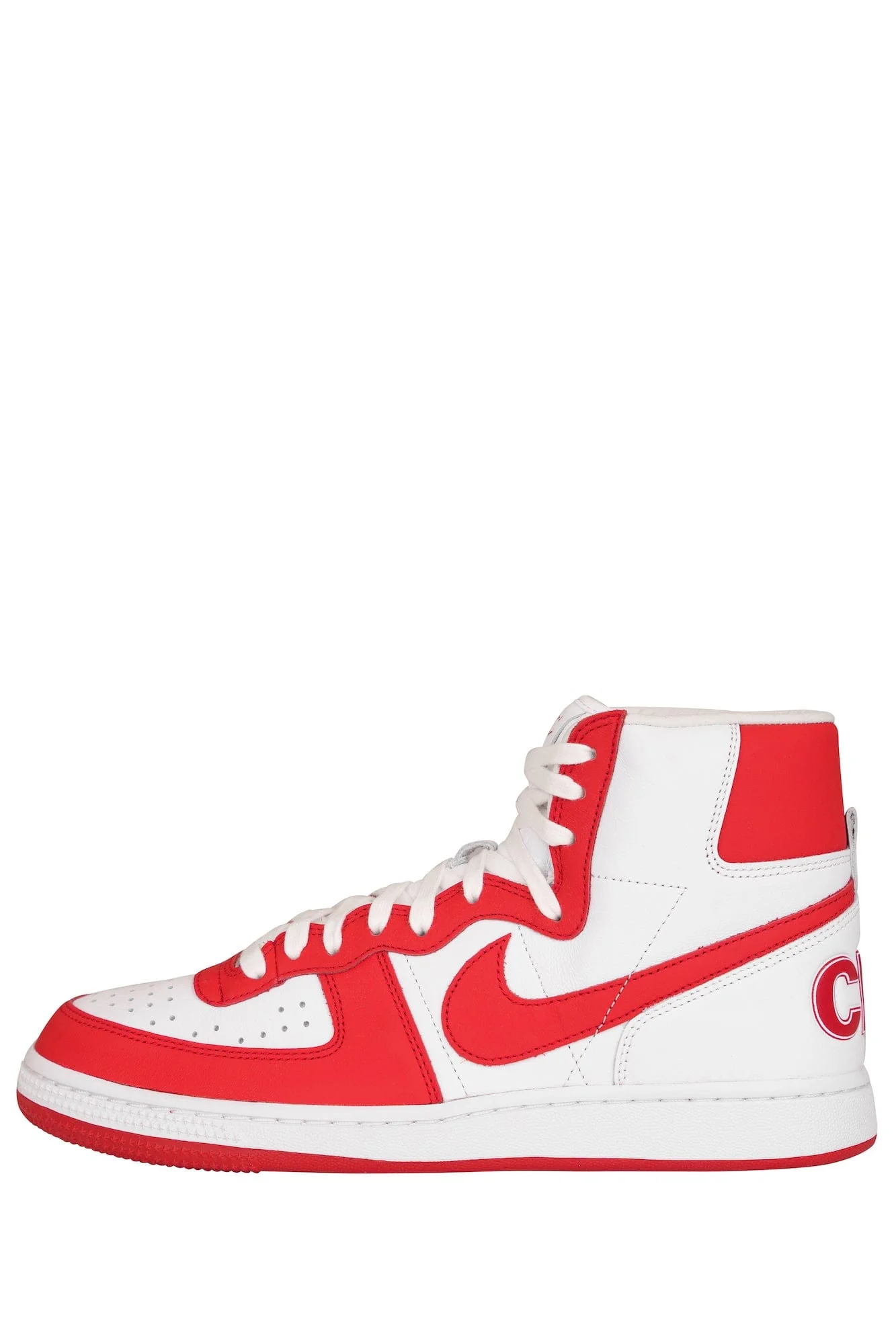 Comme Des Garçons x Nike Terminator in White/University Red