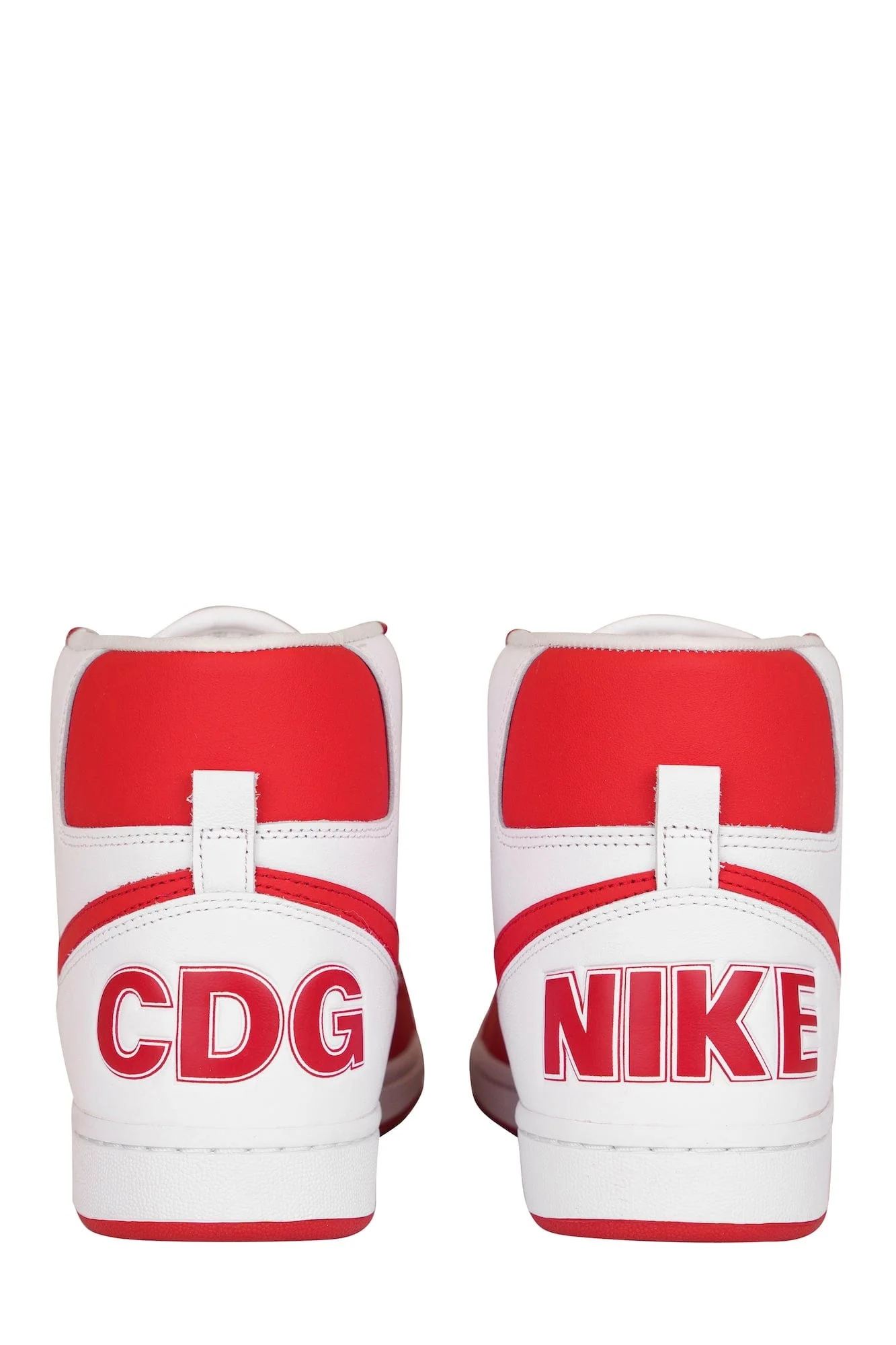 Comme Des Garçons x Nike Terminator in White/University Red - Image 3