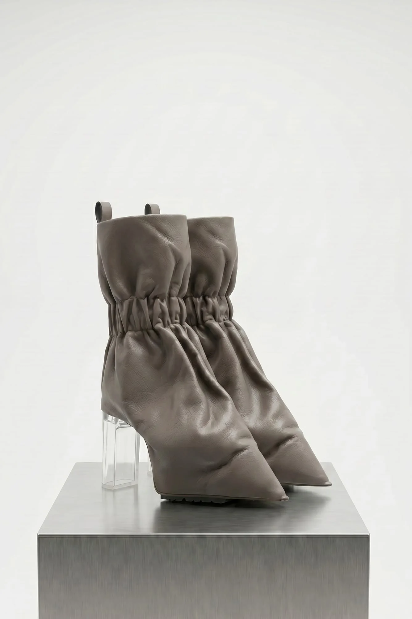 Rick Owens Cuffed Taquito Pull On Boot - Image 2