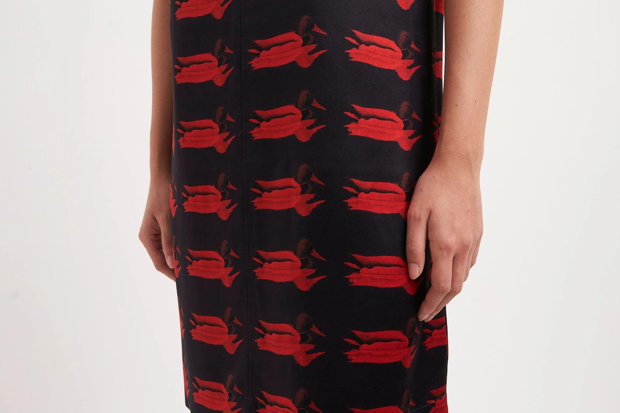 Burberry Black IP Pattern Dress - Image 5