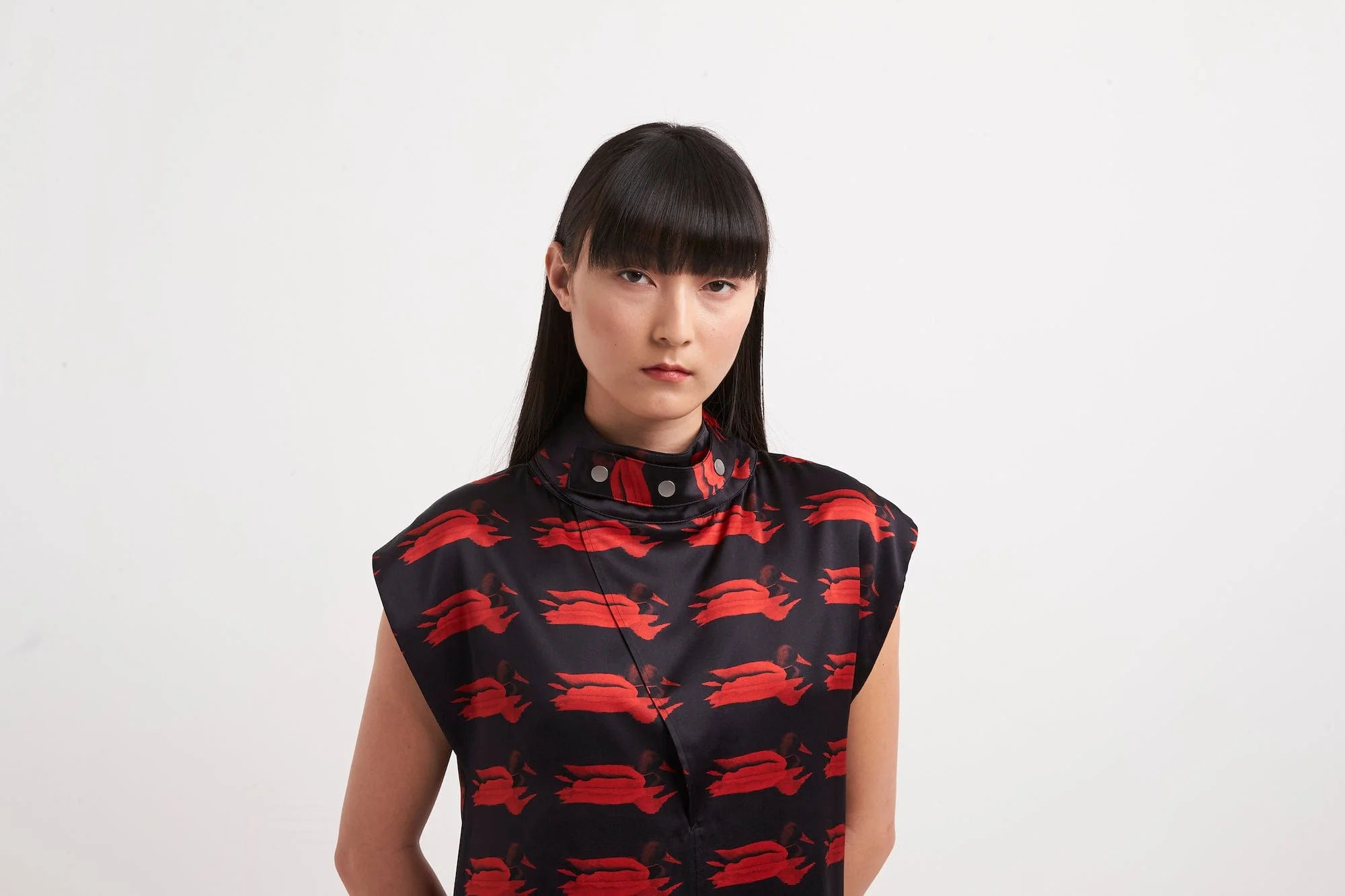 Burberry Black IP Pattern Dress - Image 6