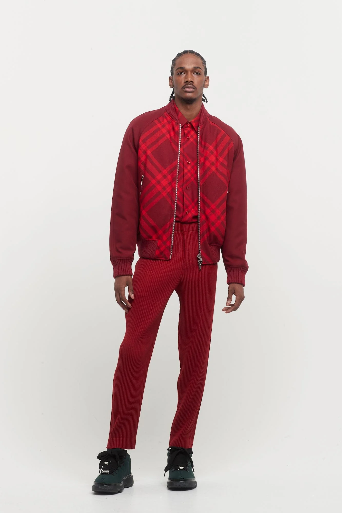 Burberry Ripple IP Check Bomber Jacket - Image 5