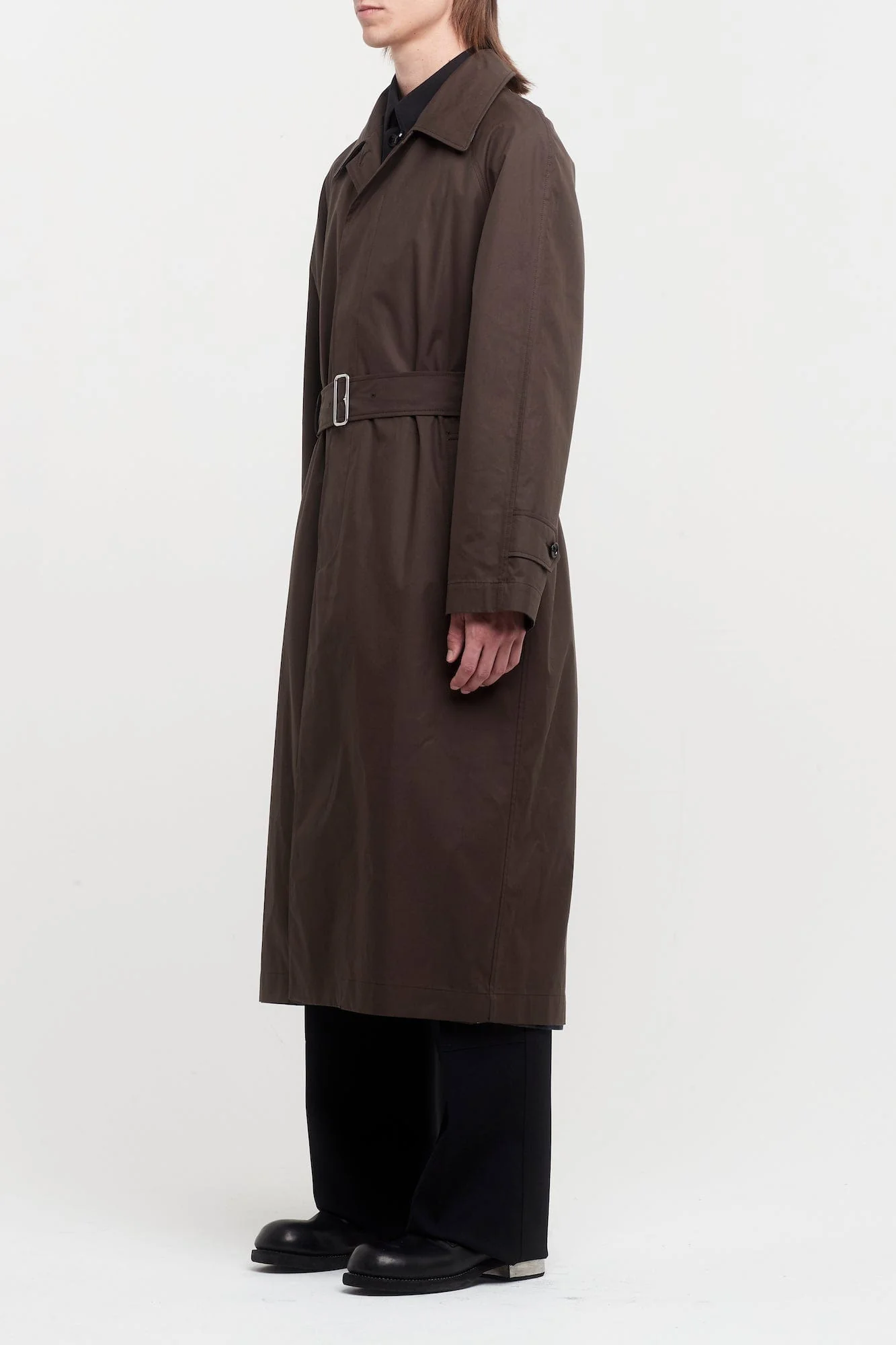 Burberry Single Breasted Otter Coat - Image 5