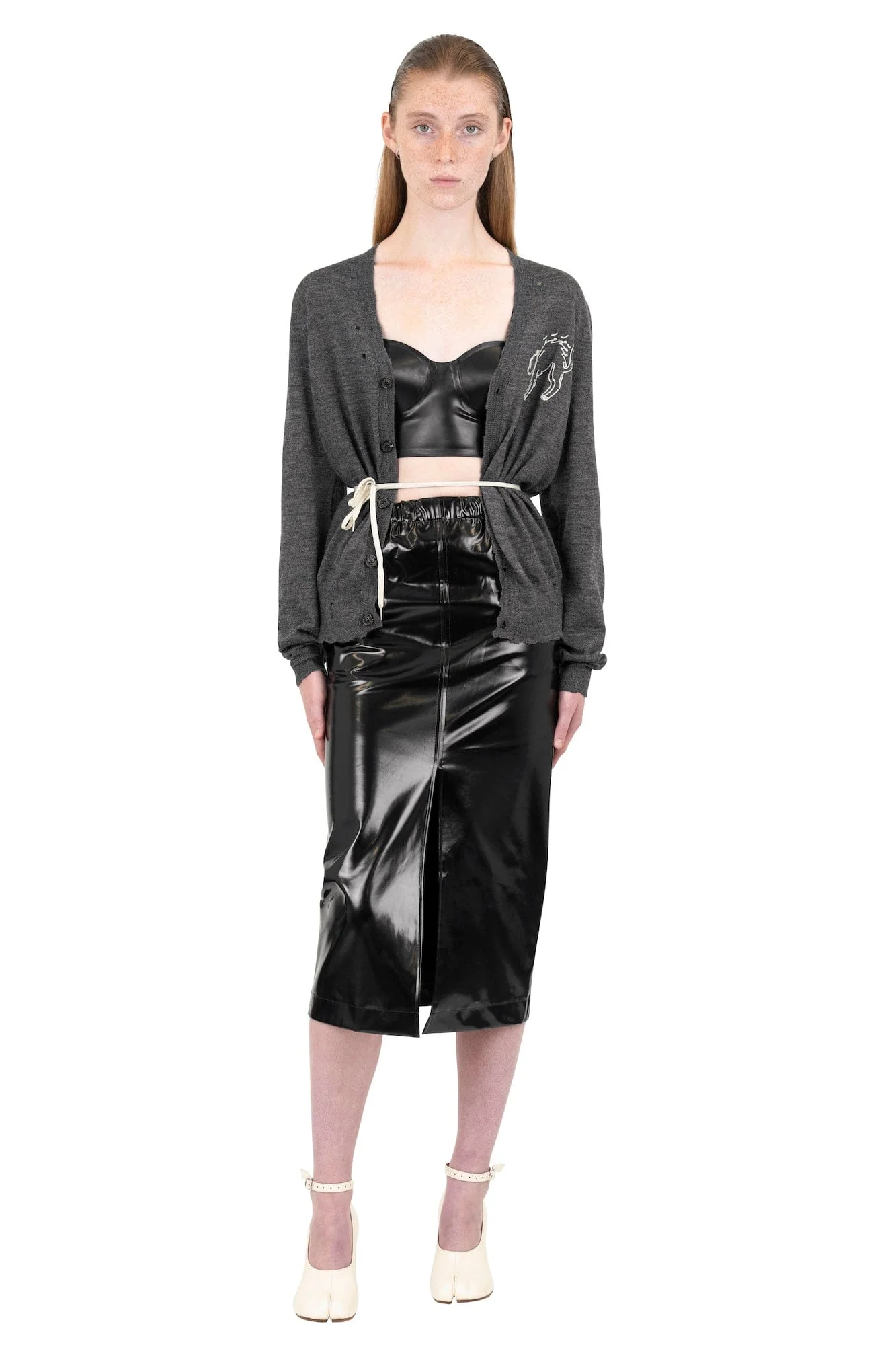 Maison Margiela Embroidered Cat Cardigan - Image 3