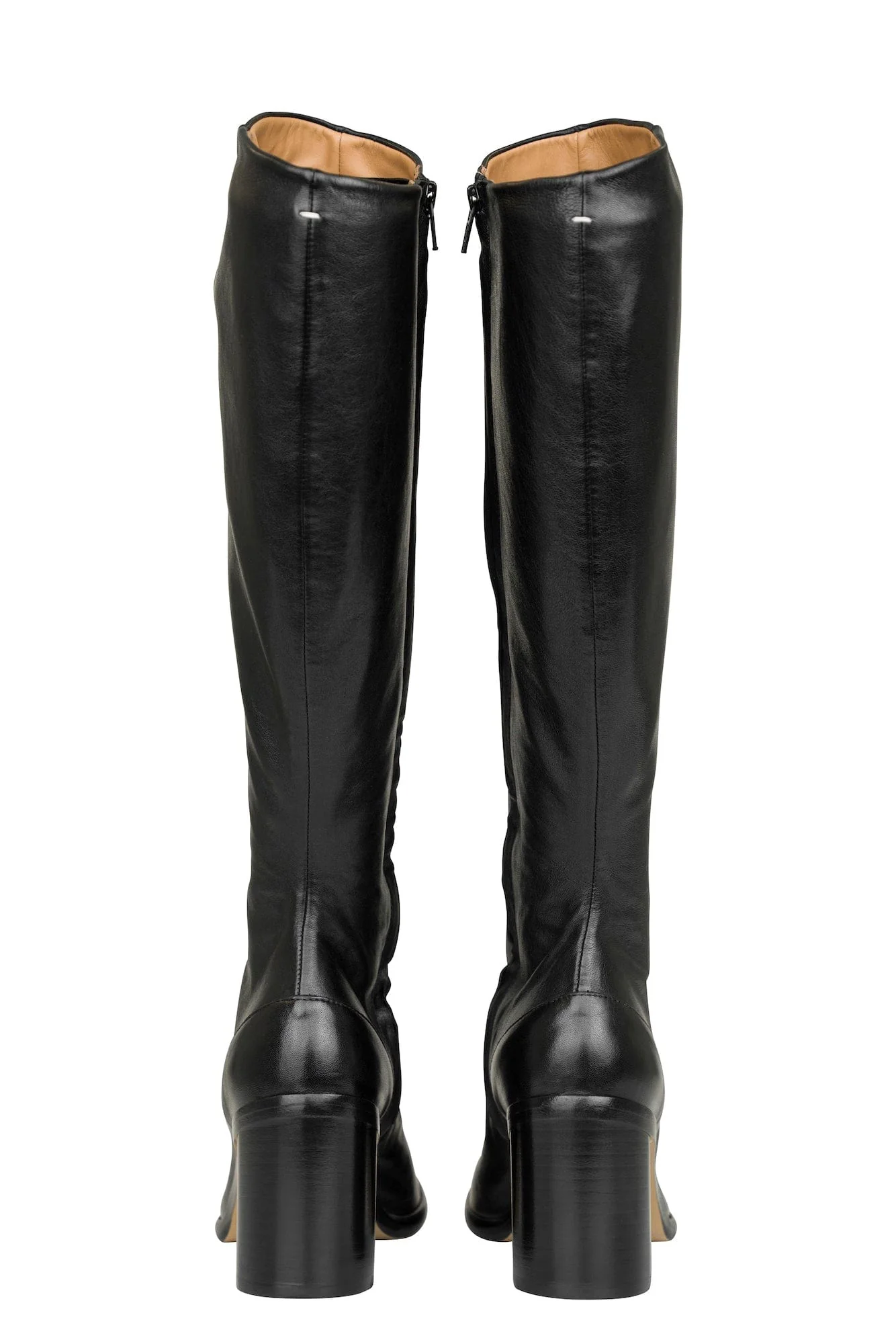 Maison Margiela Knee High Tabi Boots in Black H80 - Image 3