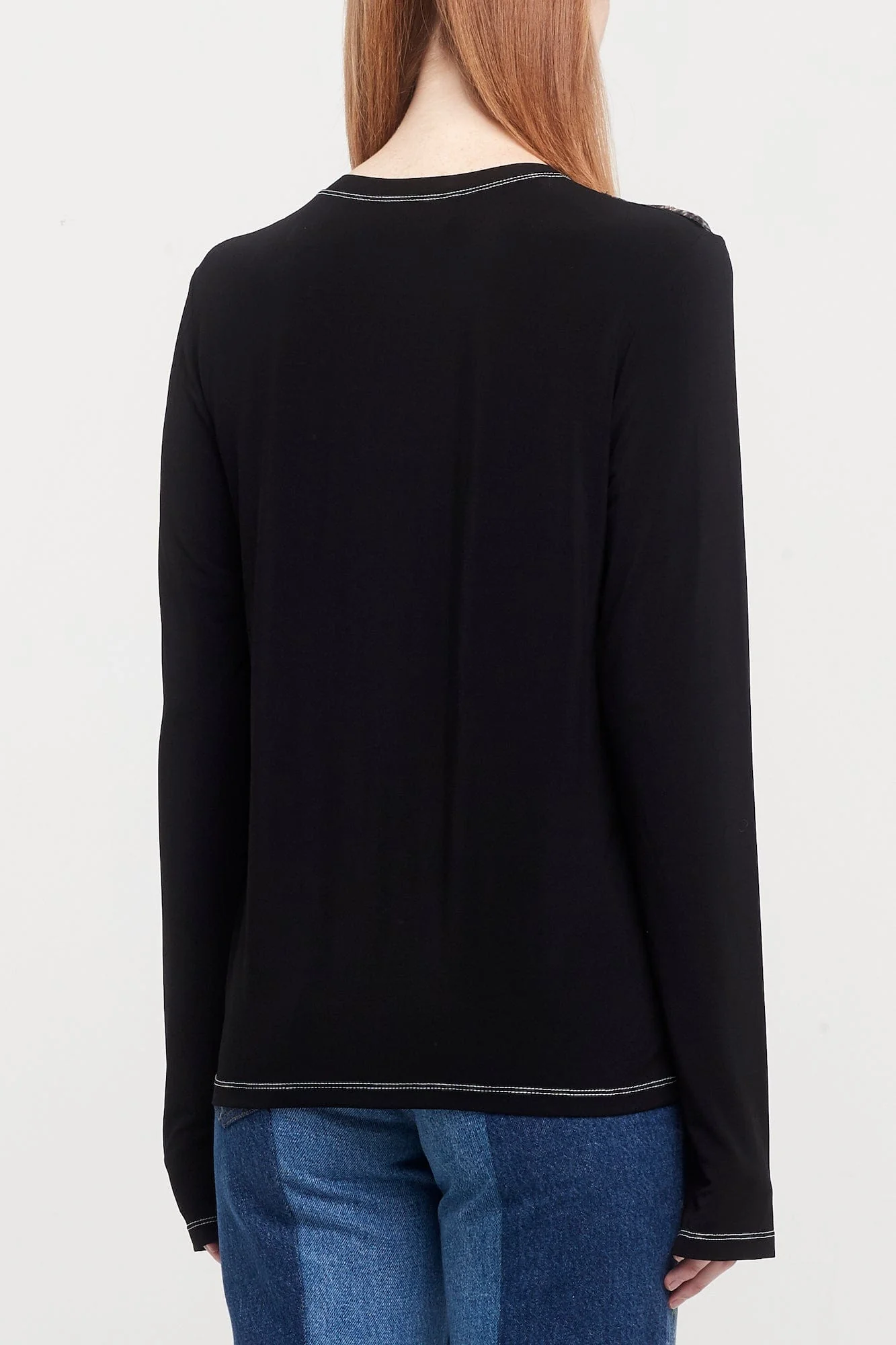 Marine Serre Regenerated Silk Scarves Draped Top - Image 3