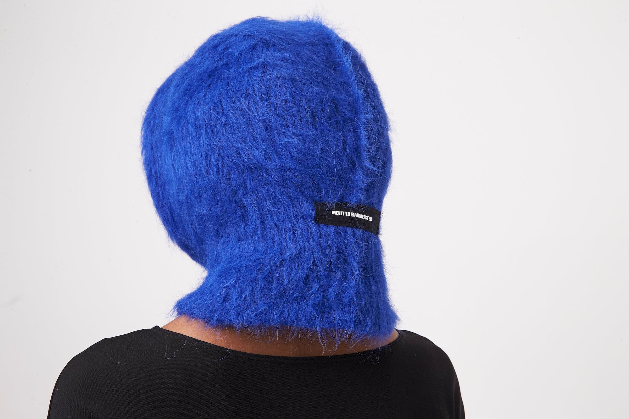 Melitta Baumeister Blue Hand Knit Balaclava - Image 4