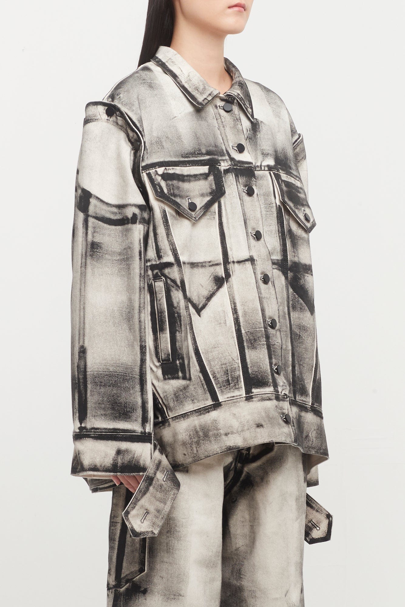 Melitta Baumeister Painted Denim Jacket - Image 2