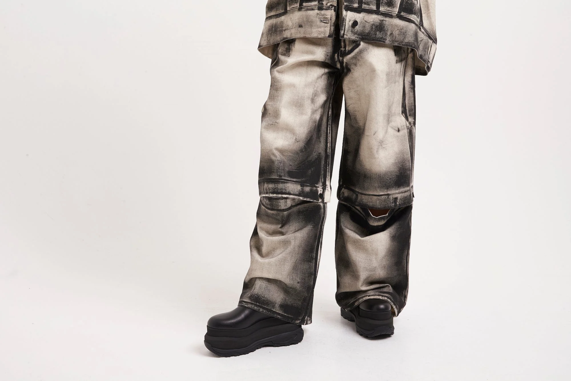 Melitta Baumeister Painted Denim Pants - Image 5