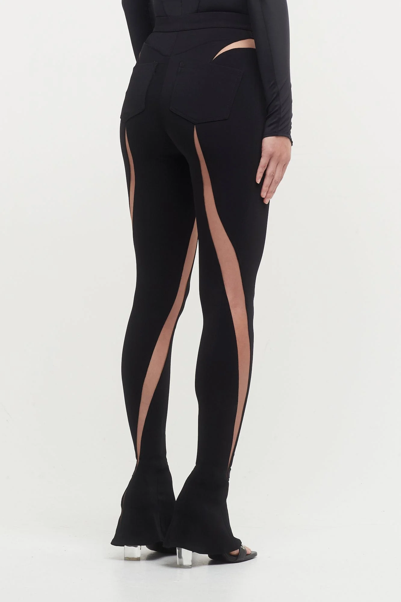 Mugler Crepe Spiral Trousers - Image 3