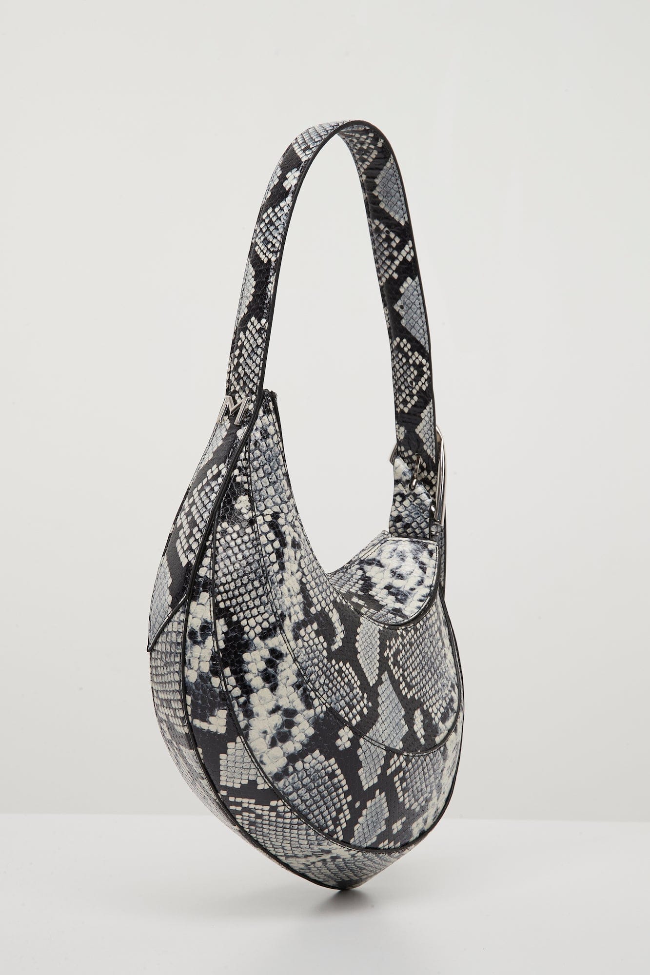 Mugler Snake Embossed Shell Bag - Image 2