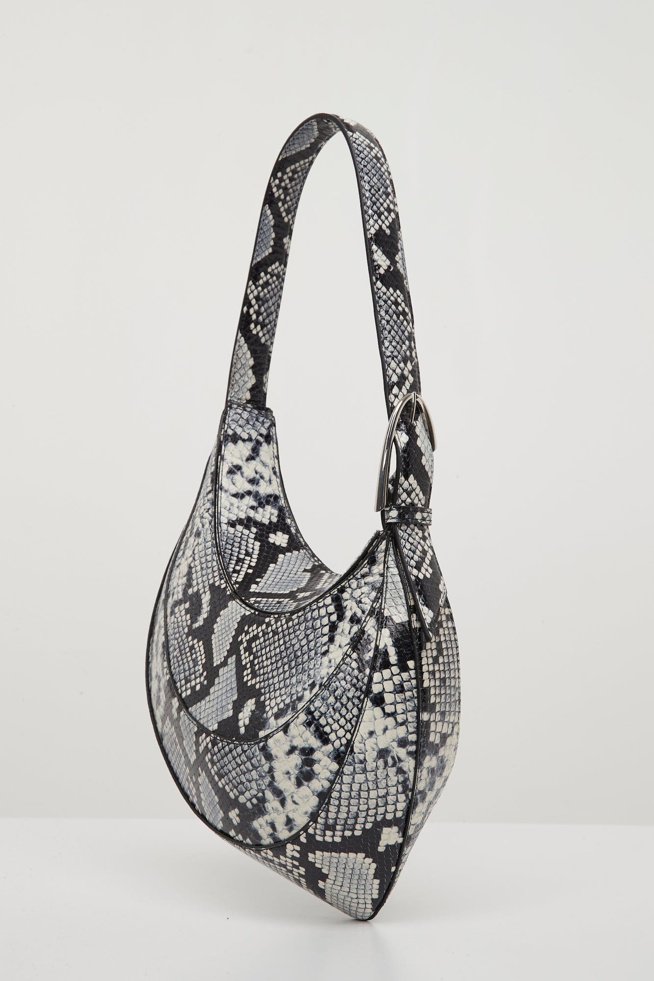 Mugler Snake Embossed Shell Bag - Image 4