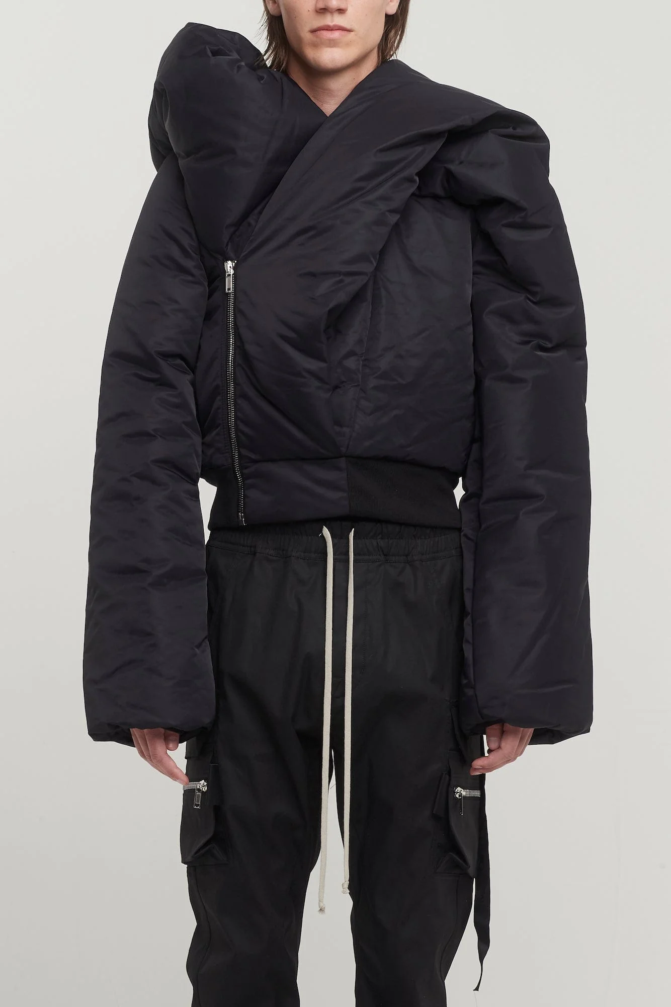Rick Owens DRKSHDW Doll Bomber in Black