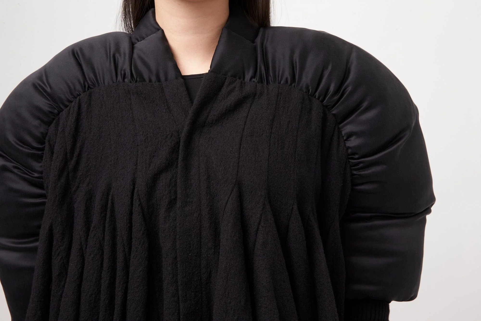 Rick Owens Duvetessa Cropped Jacket in Black - Image 6