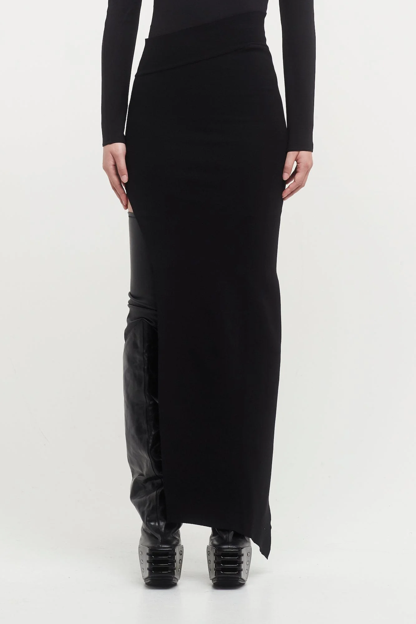 Rick Owens Edfu Ankle Skirt in Black