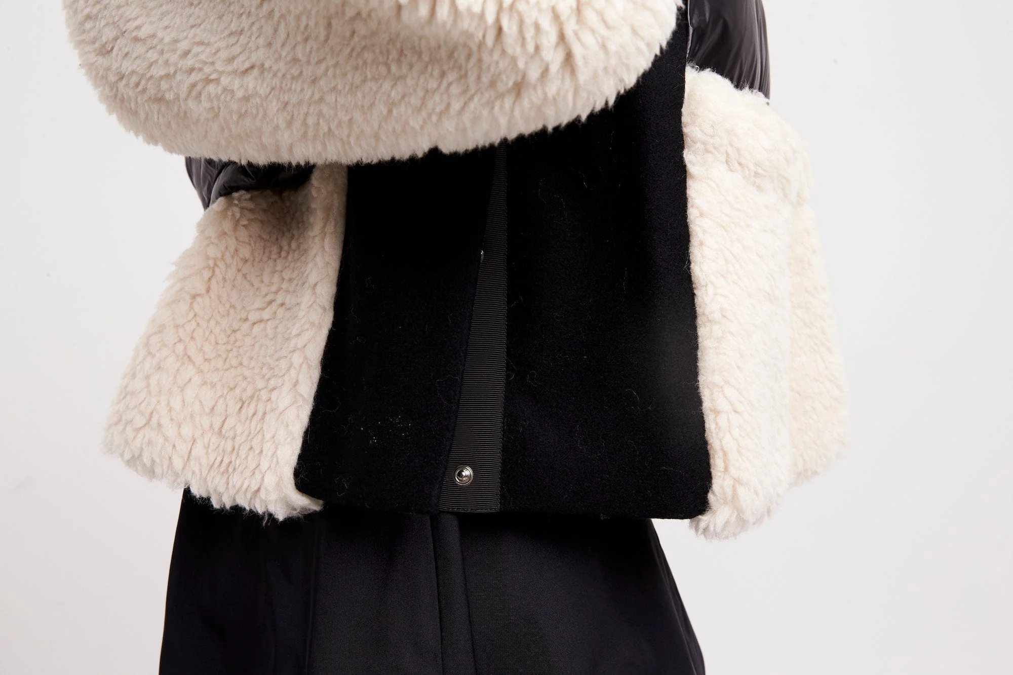 Sacai Faux Shearling Padded Blouson - Image 5