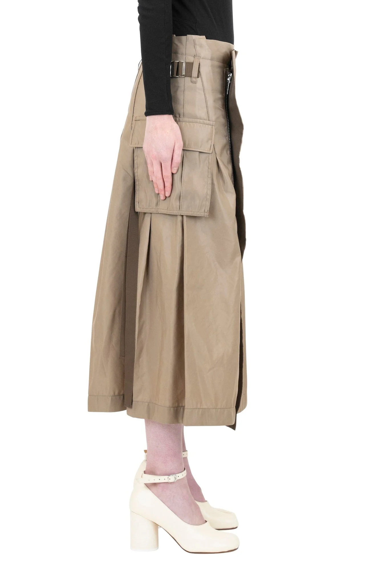 Sacai Nylon Twill Skirt - Image 2
