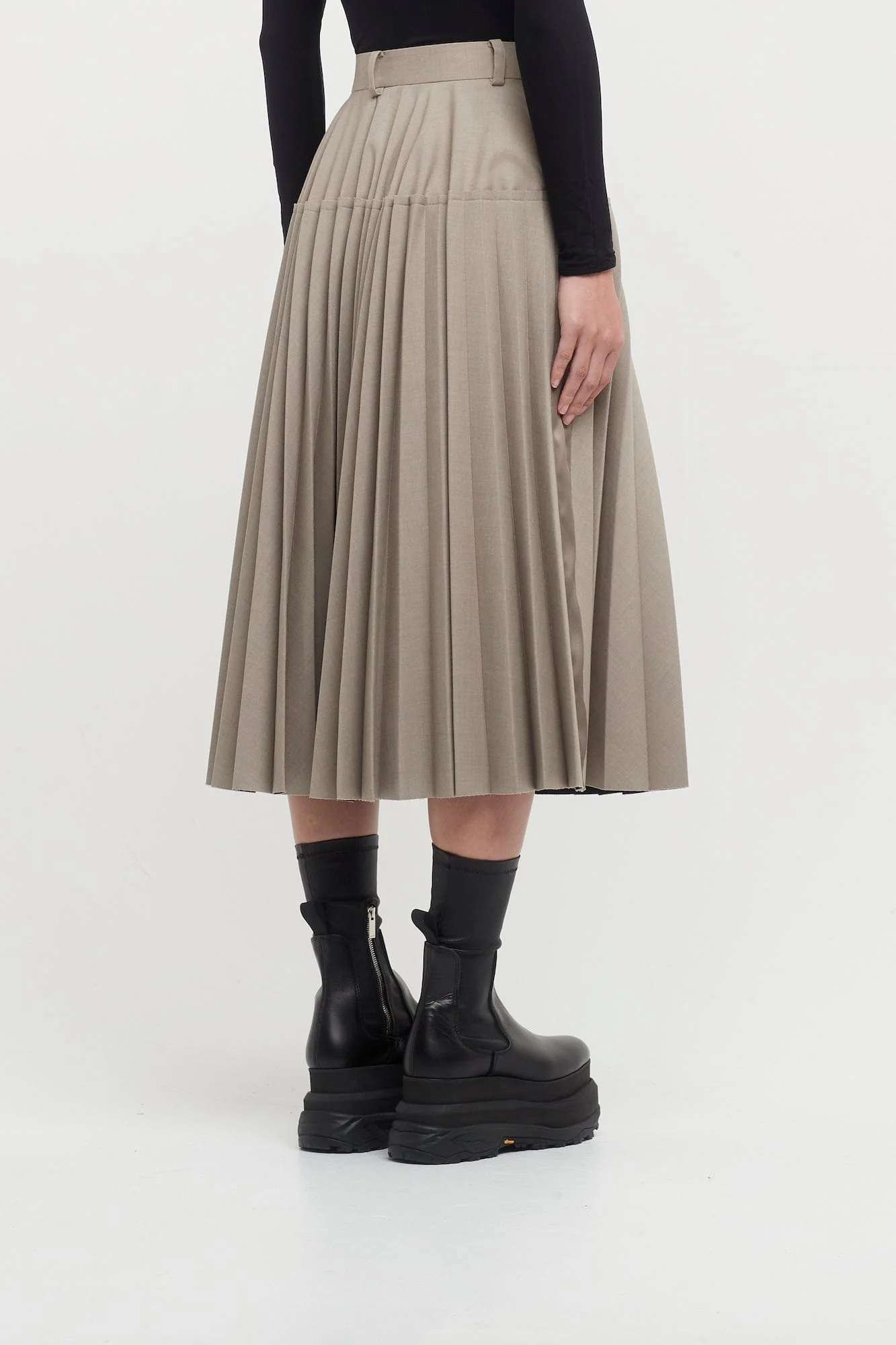 Sacai Suiting Bonding Skirt - Image 3