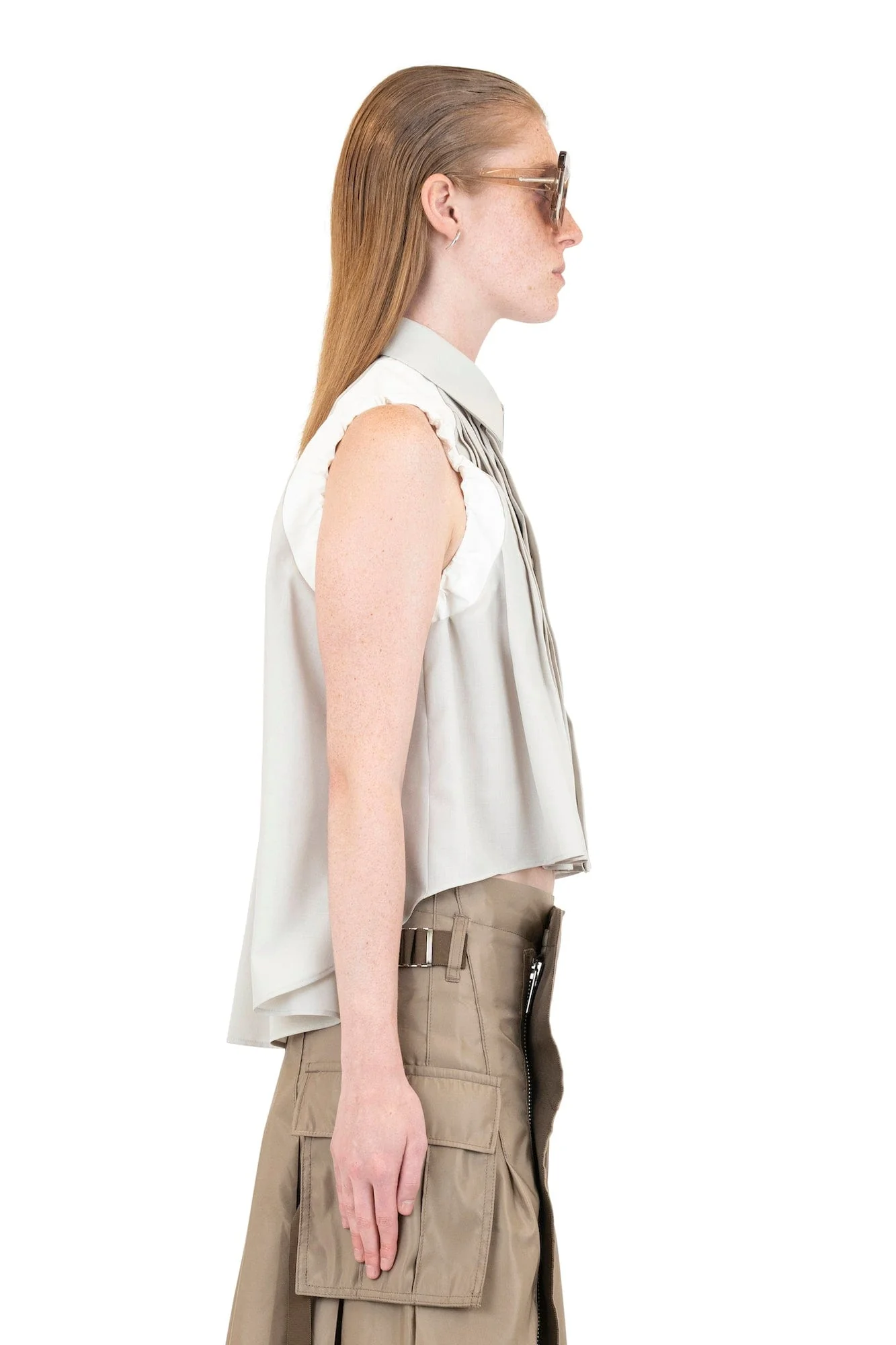 Sacai Suiting Mix Shirt - Image 2
