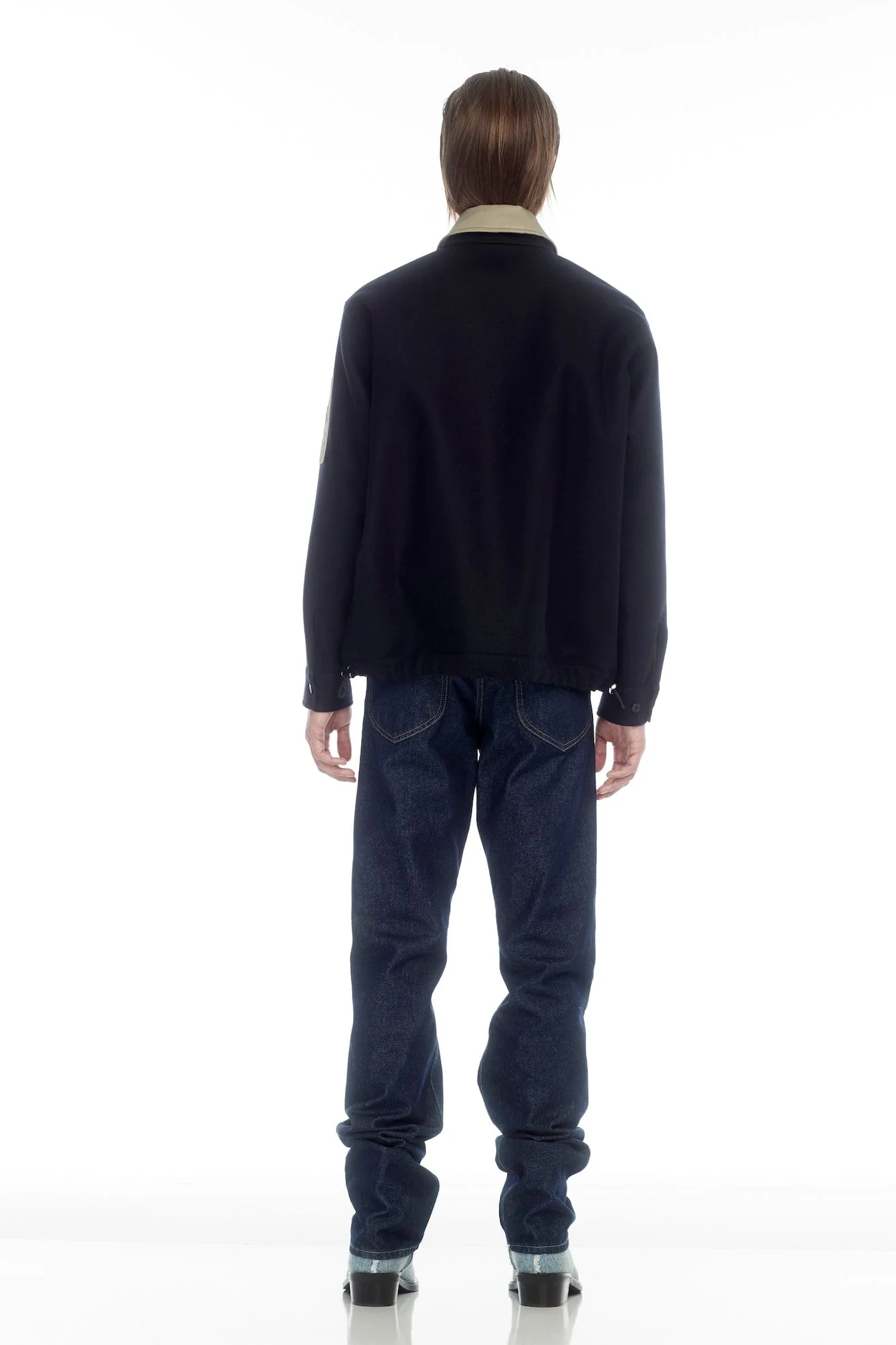 Sacai Wool Melton LS Shirt - Image 2