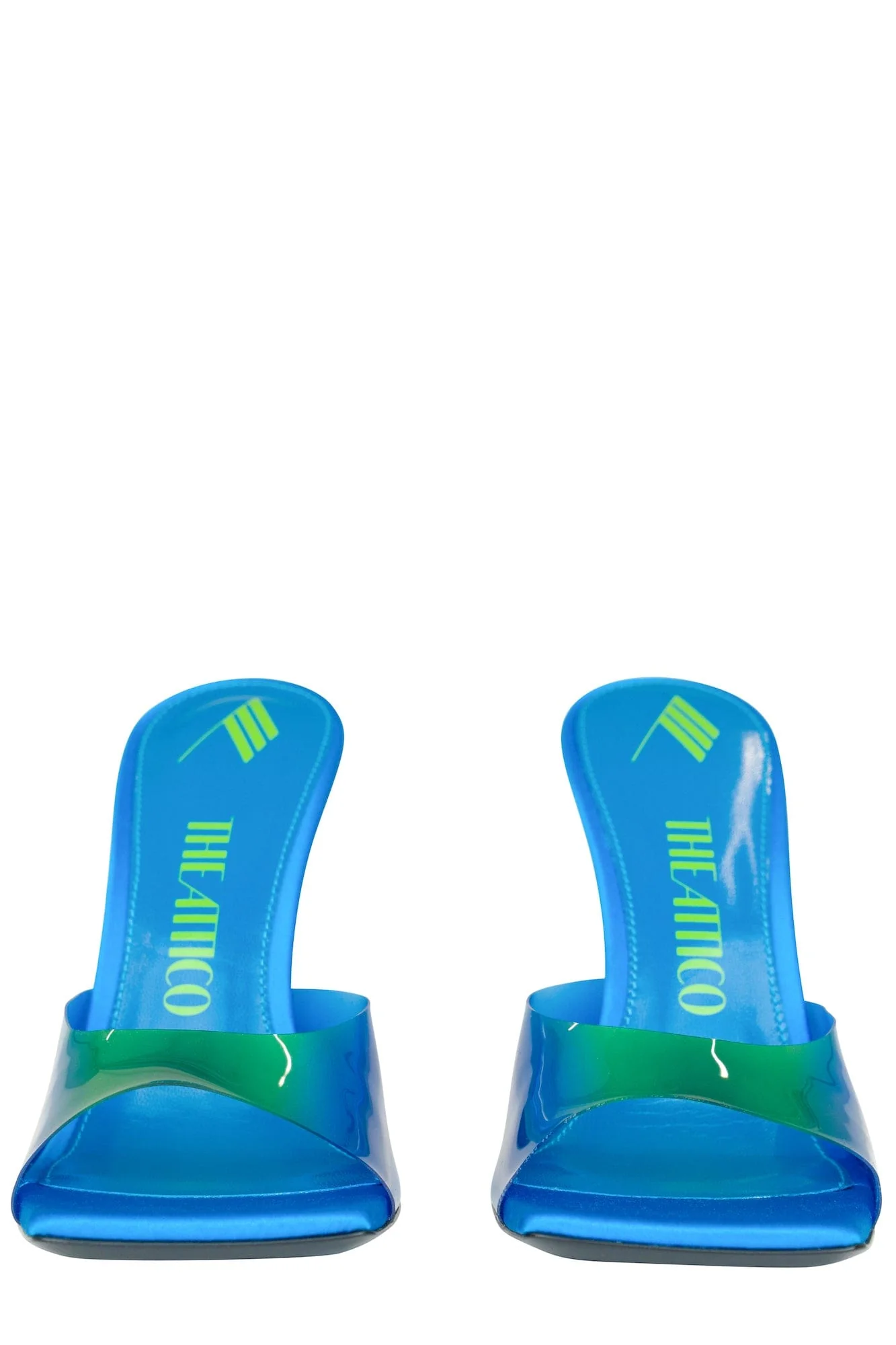 The Attico Cheope Mule 105mm in Degrade Blue - Image 2