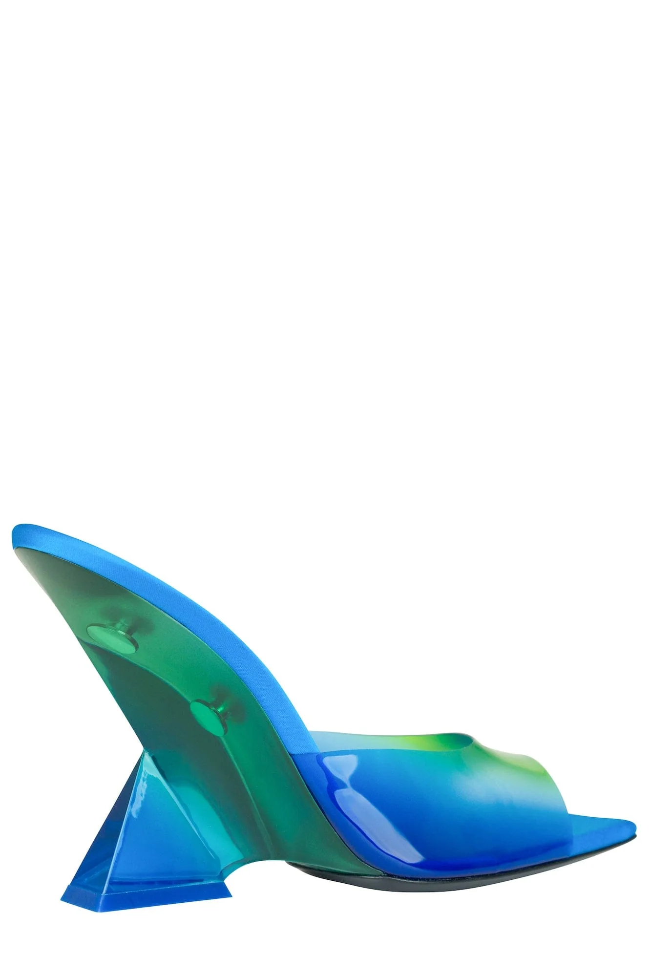 The Attico Cheope Mule 105mm in Degrade Blue - Image 4