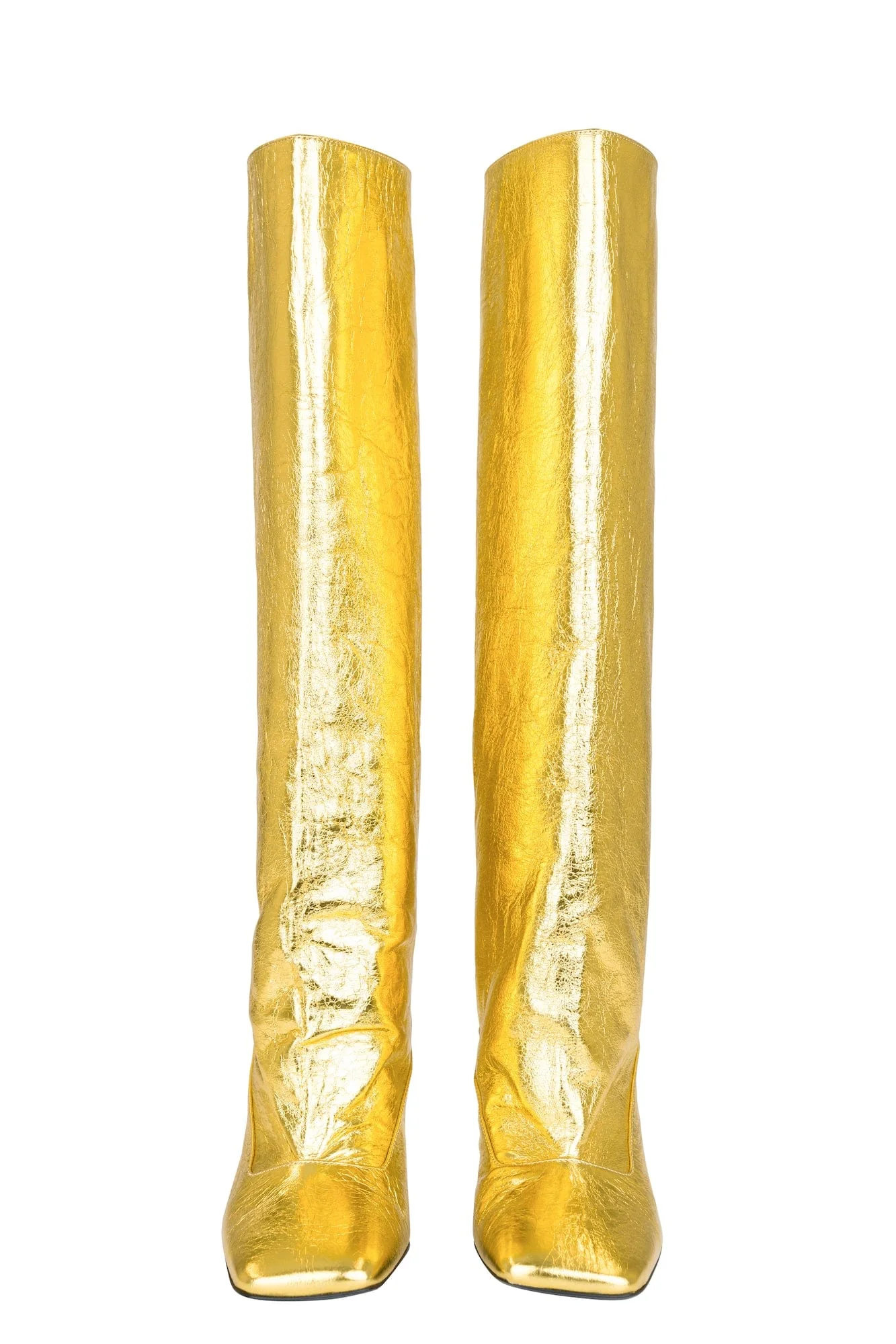 The Attico Sienna Boot 105mm in Gold - Image 2