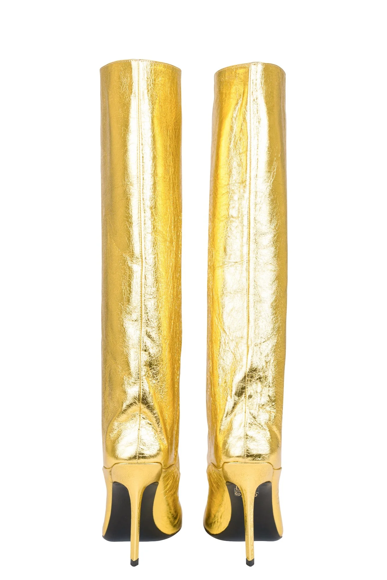 The Attico Sienna Boot 105mm in Gold - Image 3