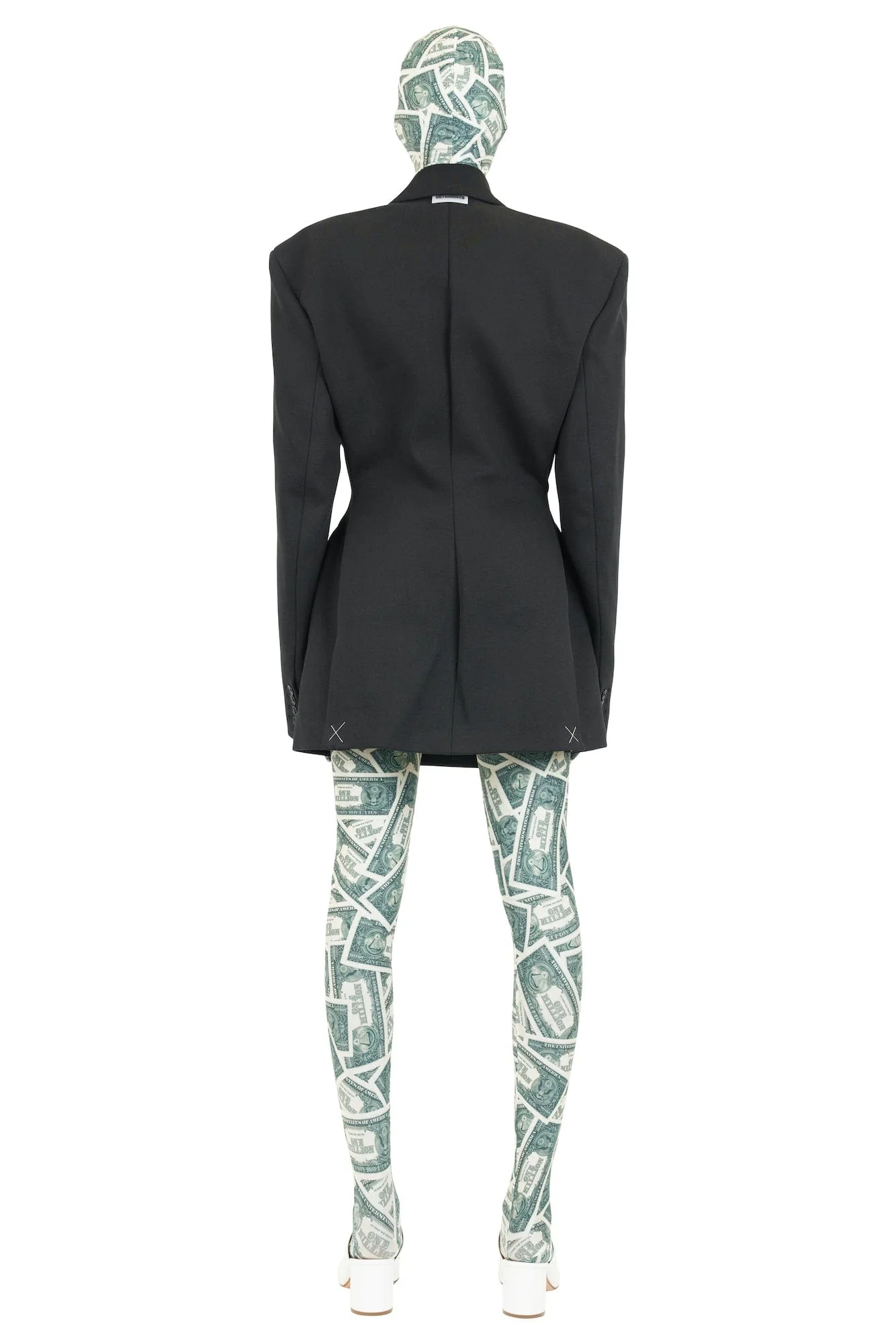 Vetements Hourglass Molton Tailored Jacket in Black - Image 3