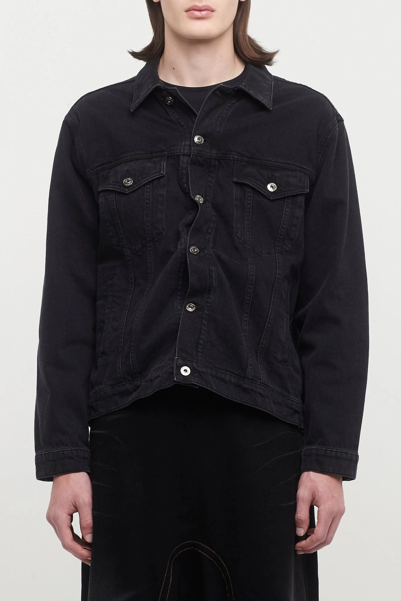 Y/Project Mens Evergreen Wire Denim Jacket