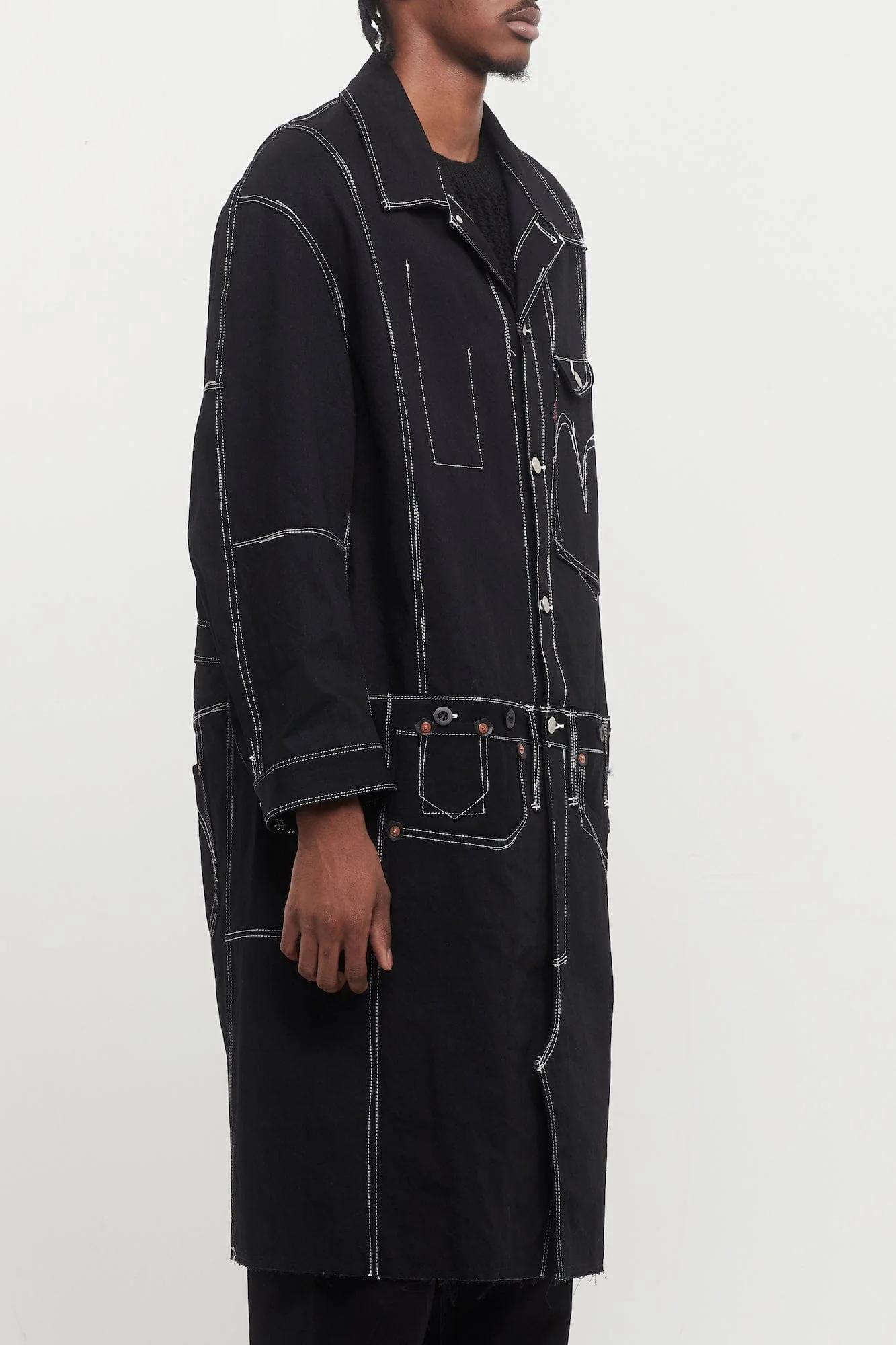 Junya Watanabe MAN Deconstructed Jumpsuit Coat - Image 2