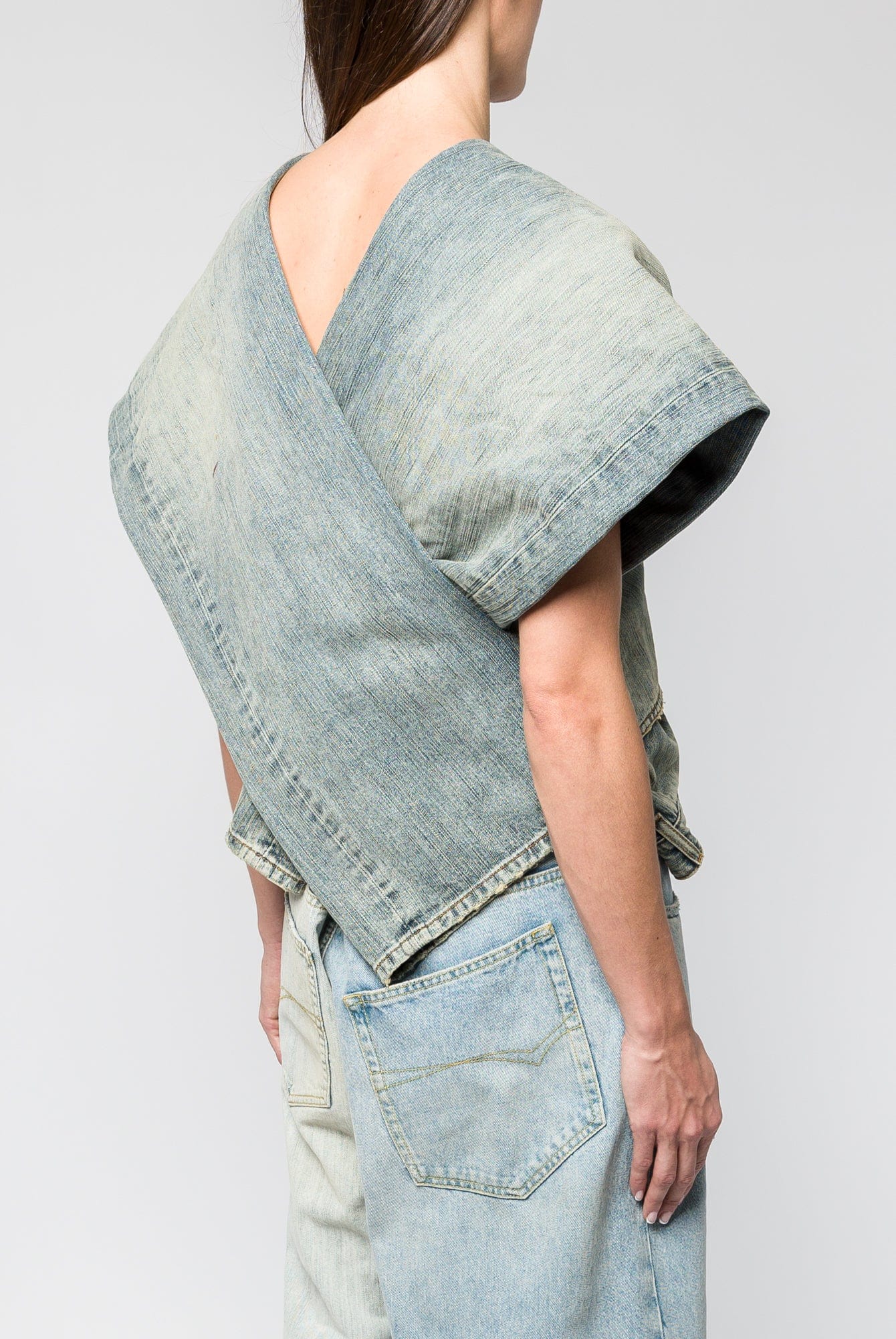 Balenciaga Denim Pants Top - Image 3