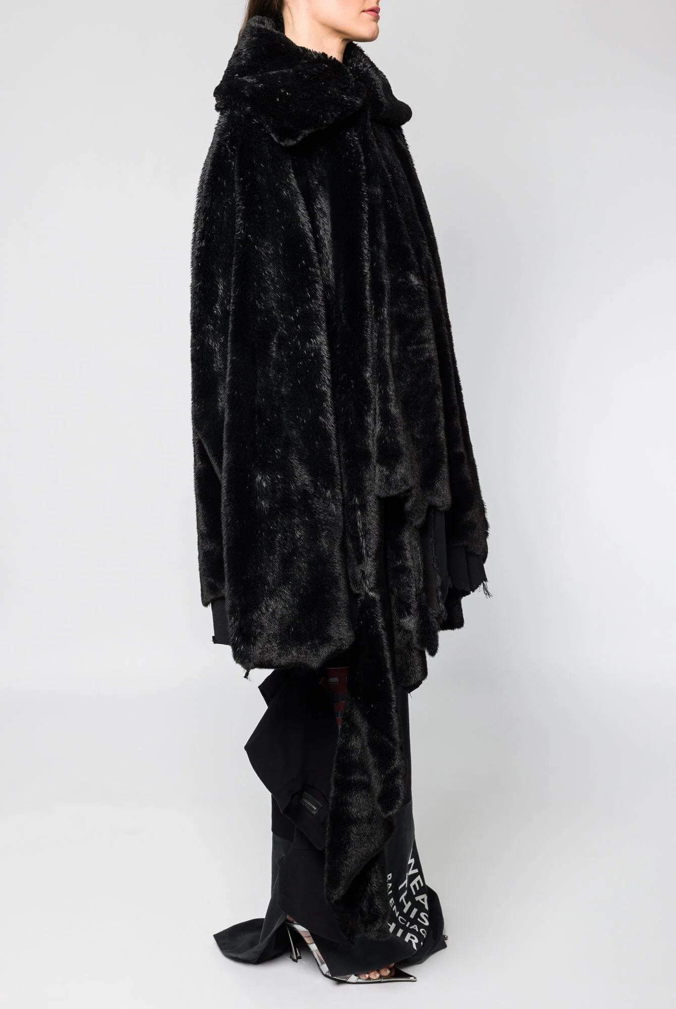 Balenciaga Faux Fur Jacket - Image 2
