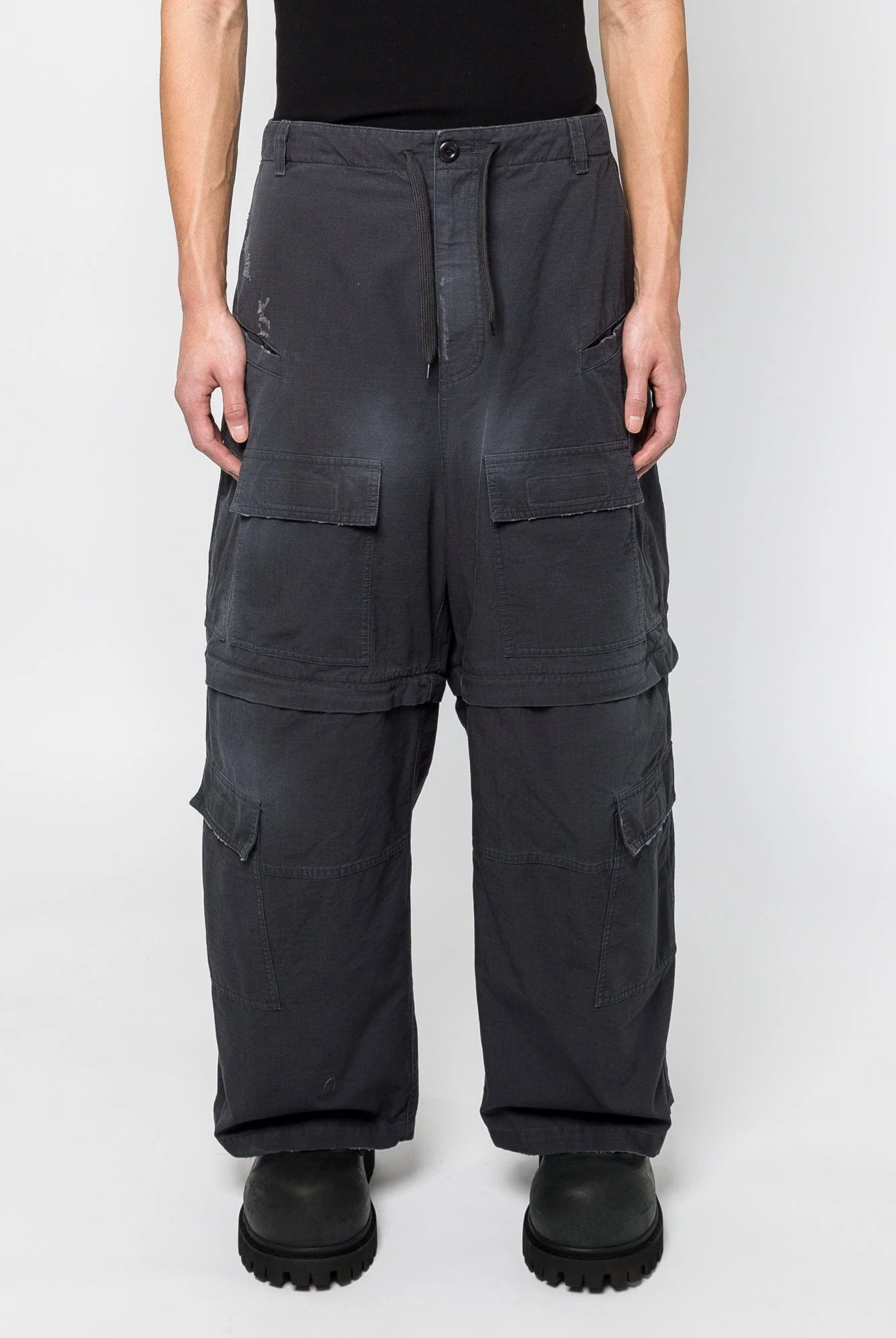 Balenciaga Large Cargo Pants in Grey